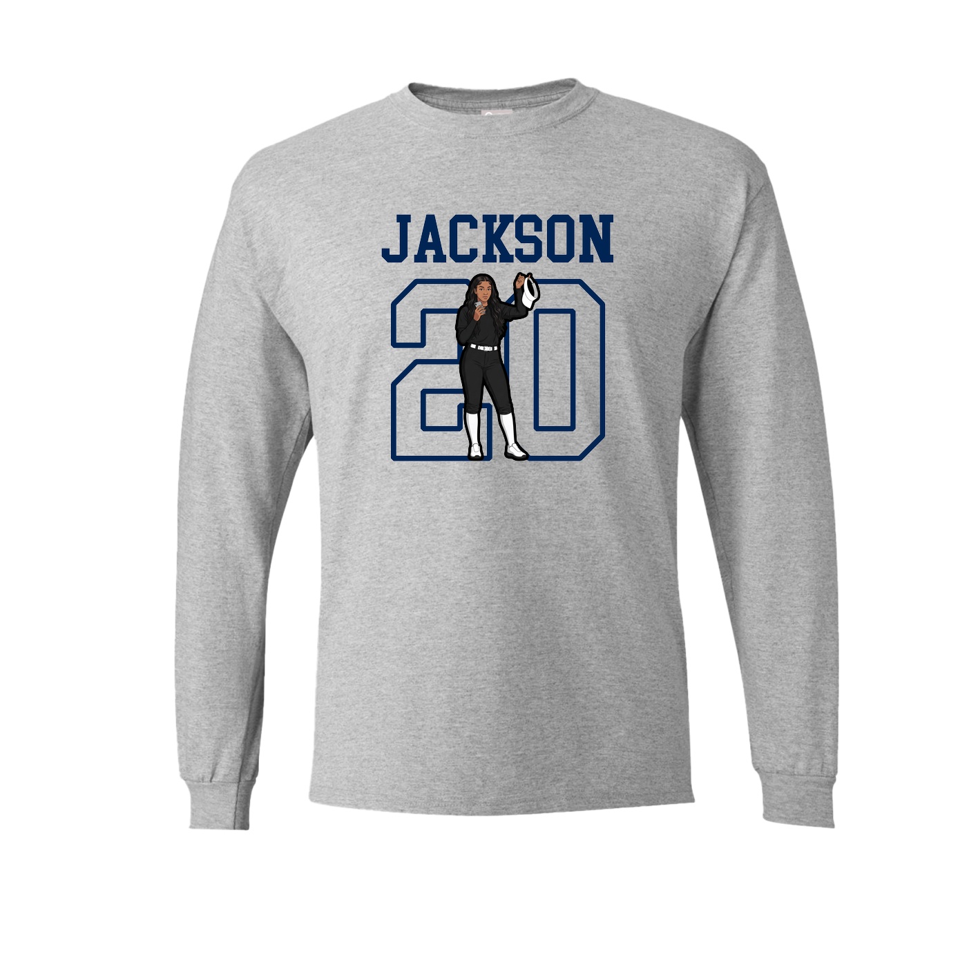 Long Sleeve Tee — Shirsey in Grey