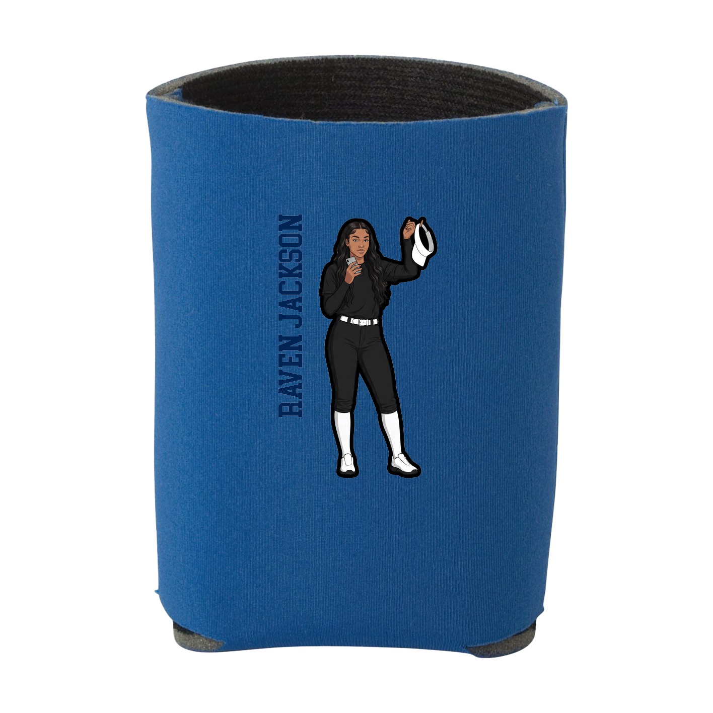 Can Holder — Name Vertical in Royal