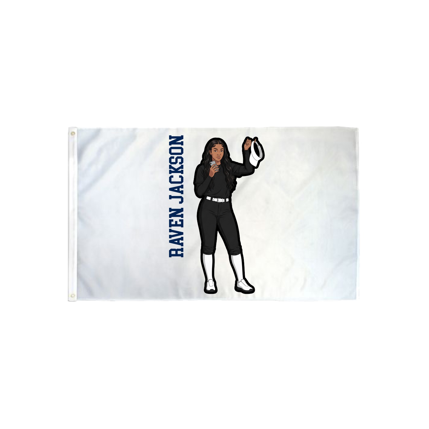 3x5 Flag — Name Vertical in Classic