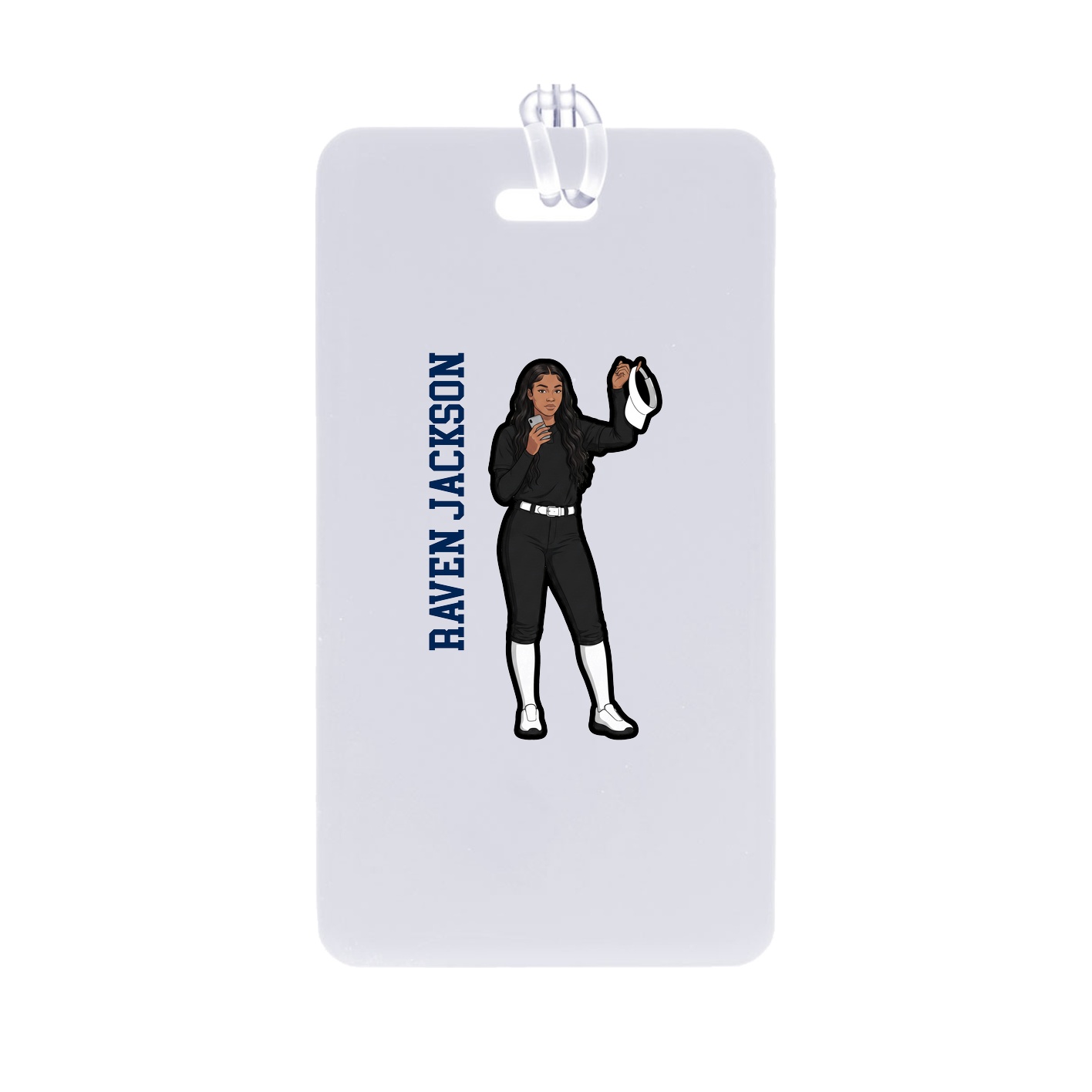 Bag Tag — Name Vertical in Classic