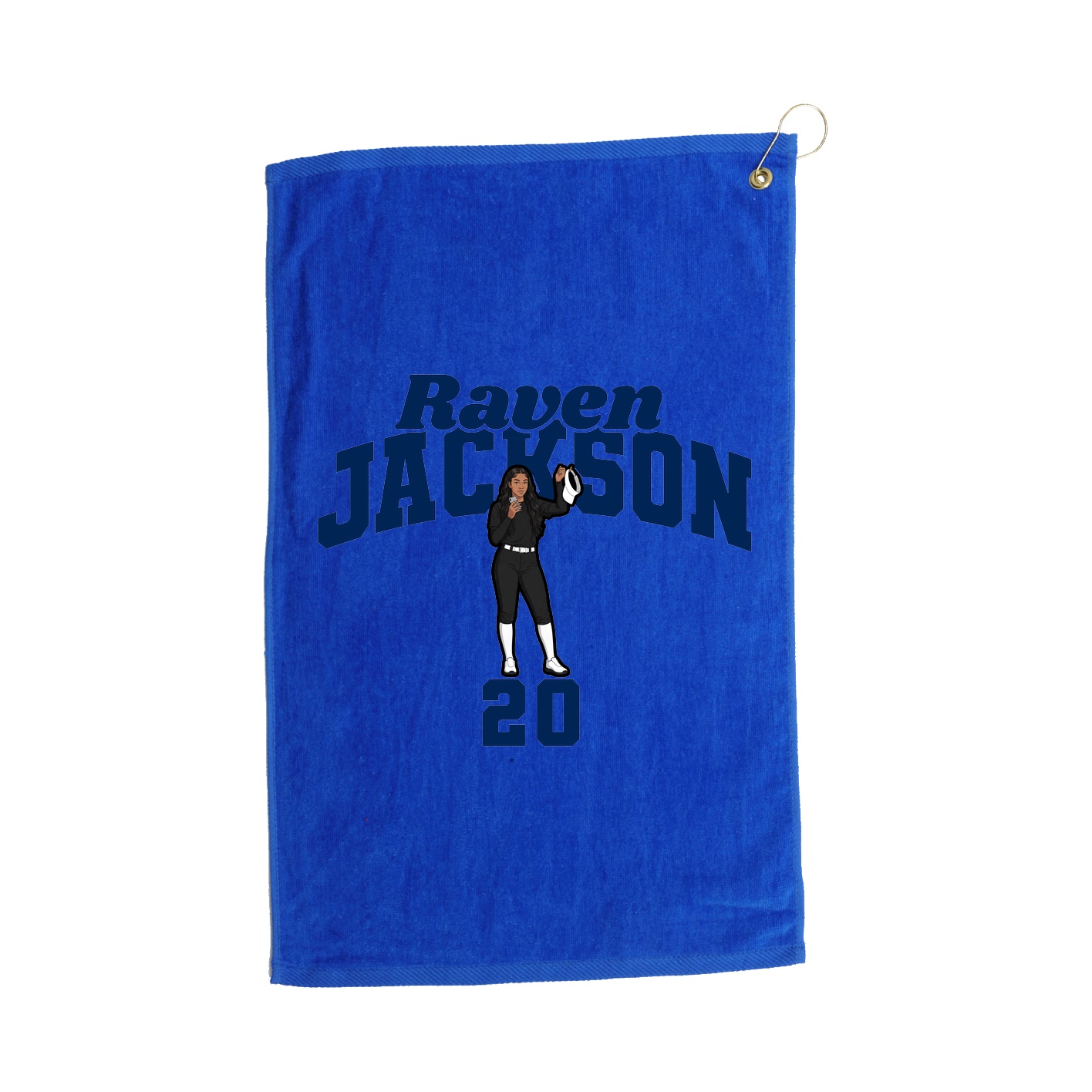 Golf Towel — Signature Arch in Royal