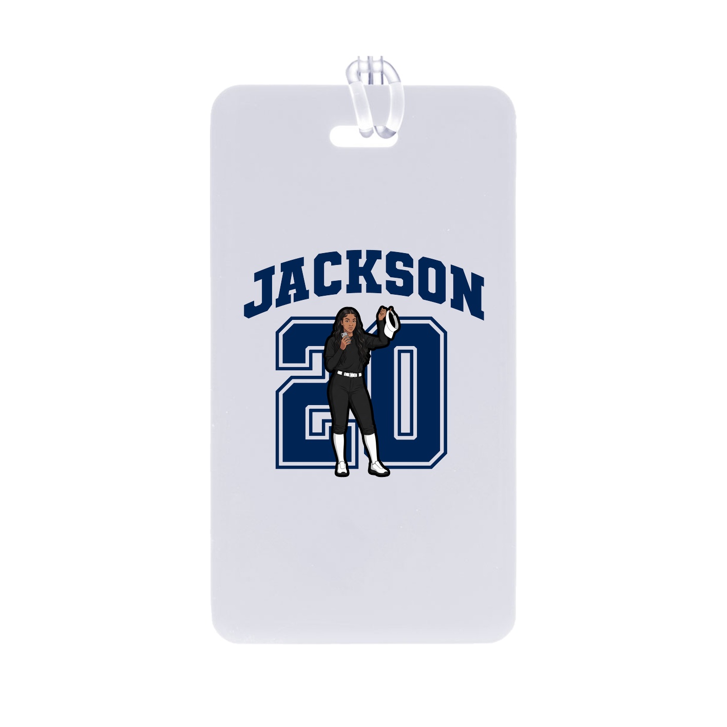 Bag Tag — Number in Classic