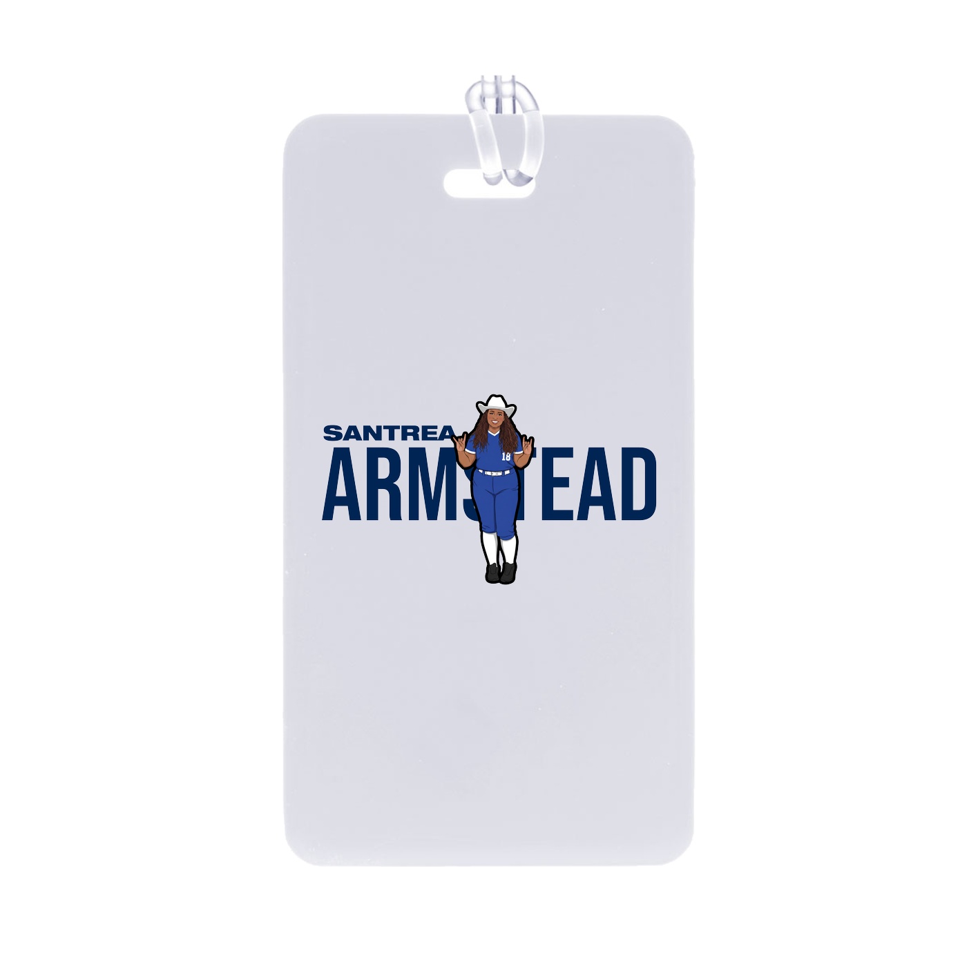 Bag Tag — Player Name in Classic