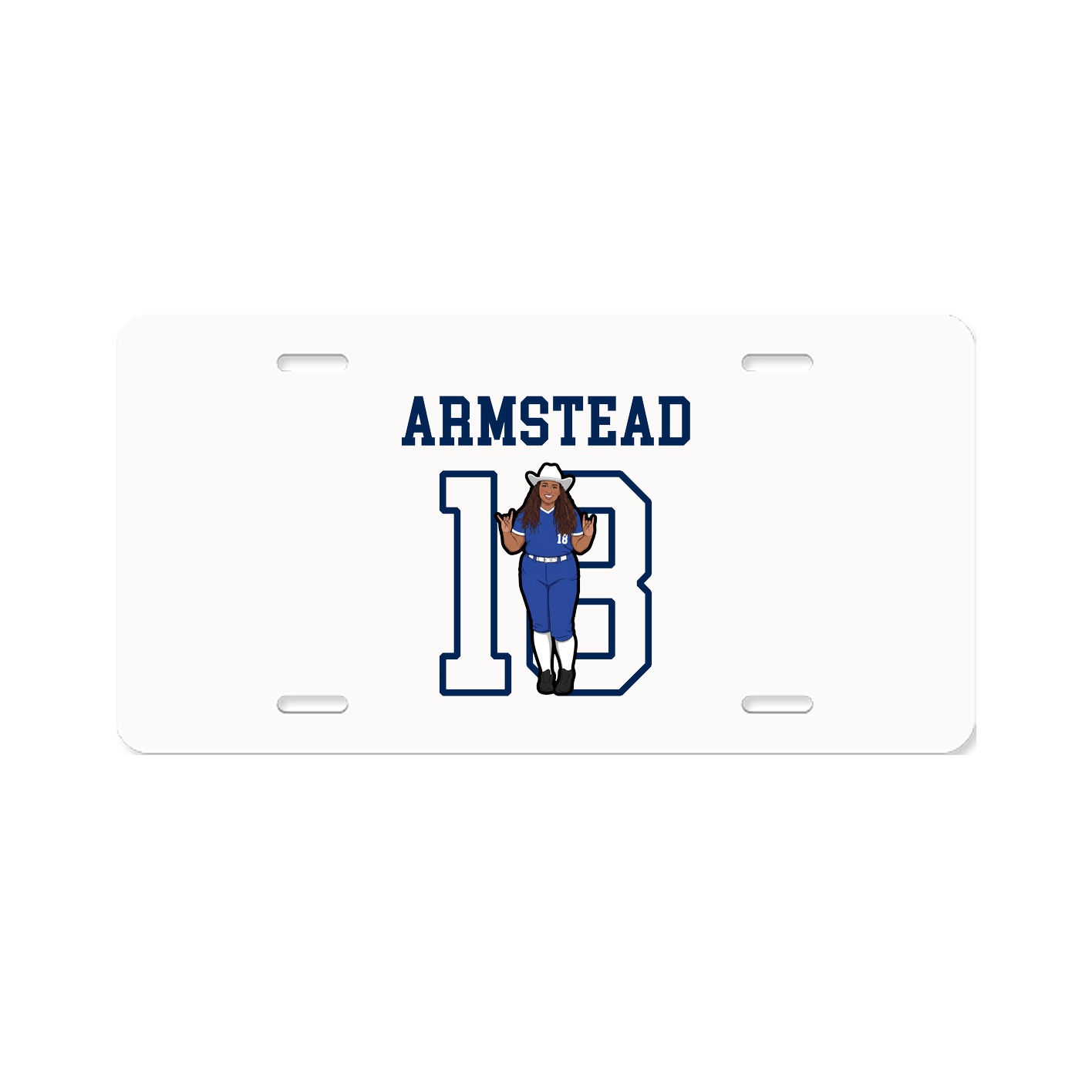 License Plate — Shirsey in Classic