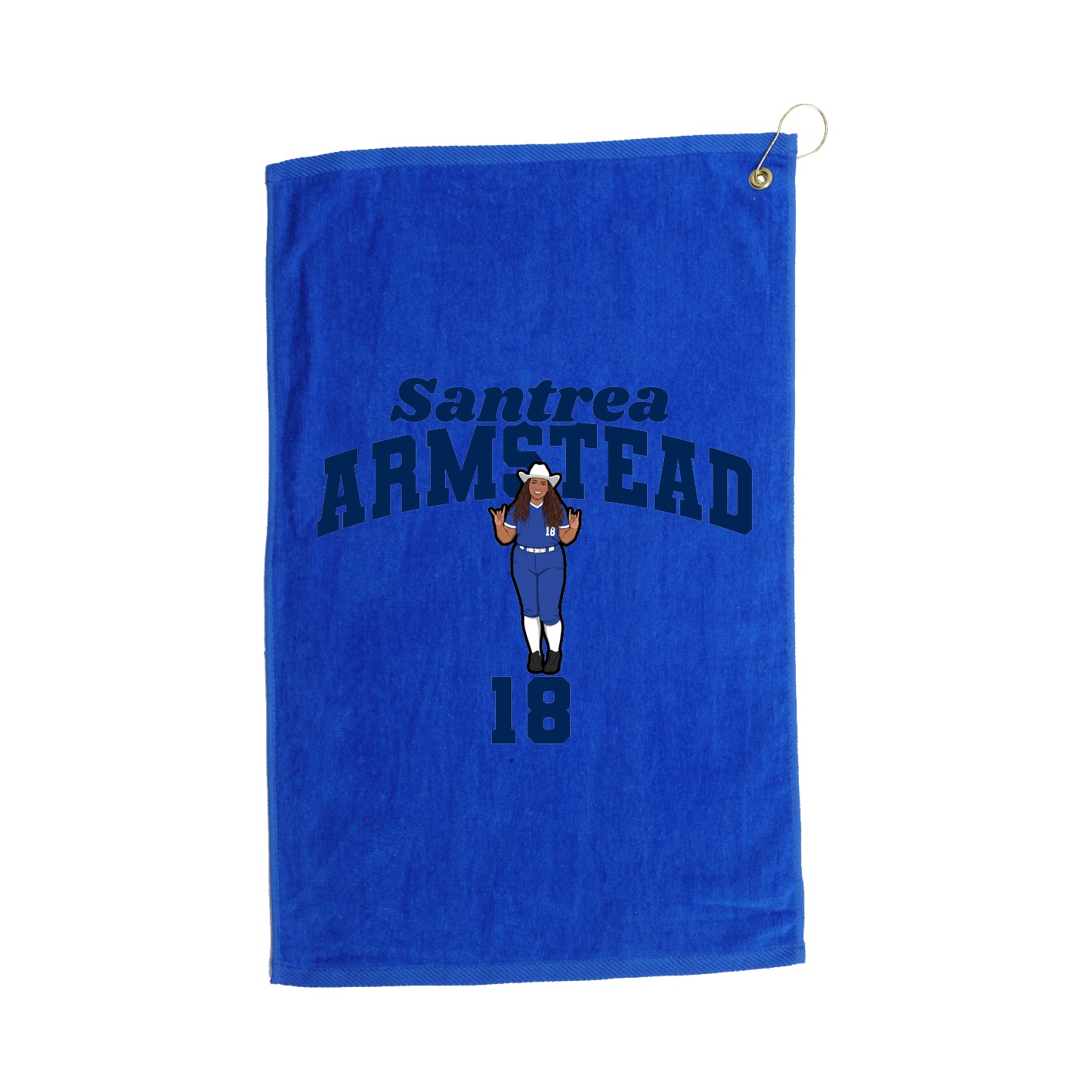 Golf Towel — Signature Arch in Royal