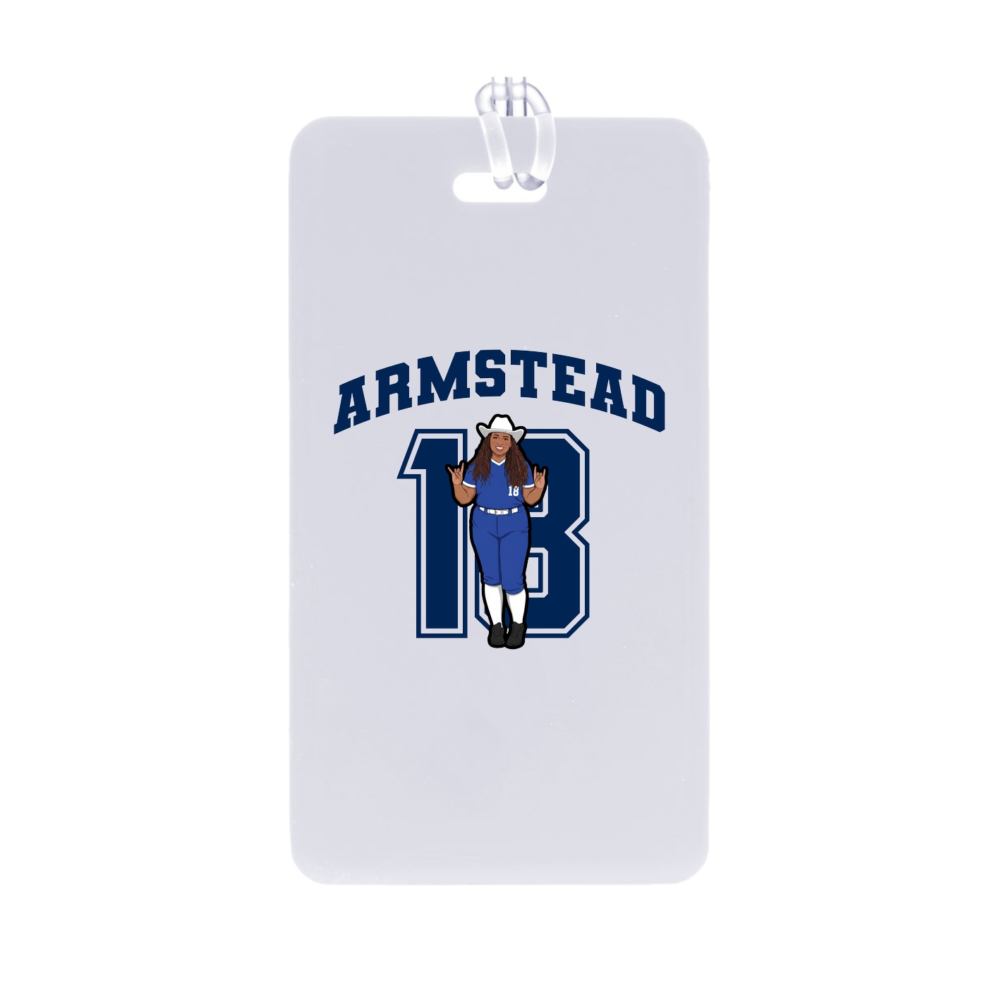 Bag Tag — Number in Classic