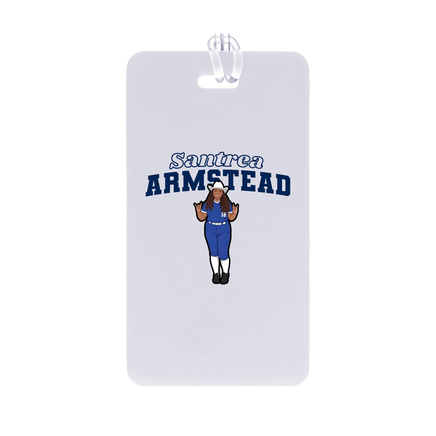 Bag Tag — Name Arch in Classic