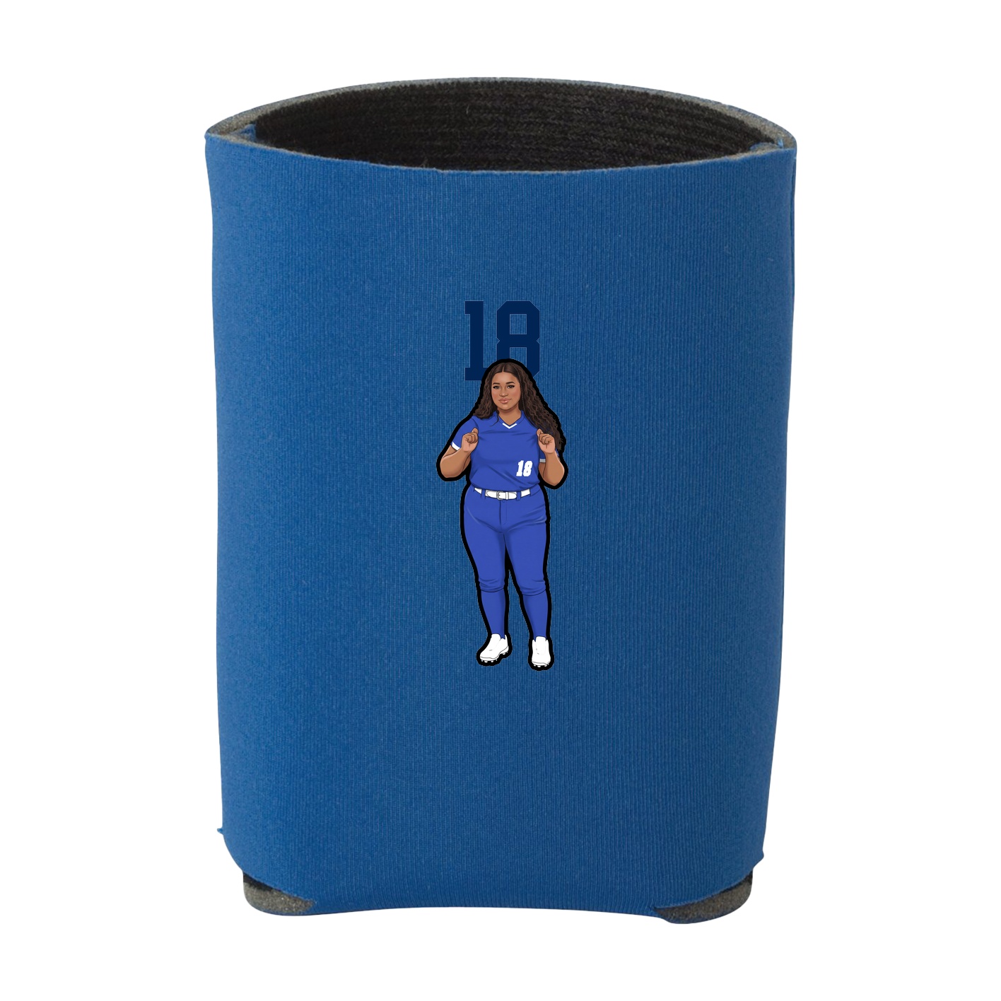 Can Holder — Number Top in Royal