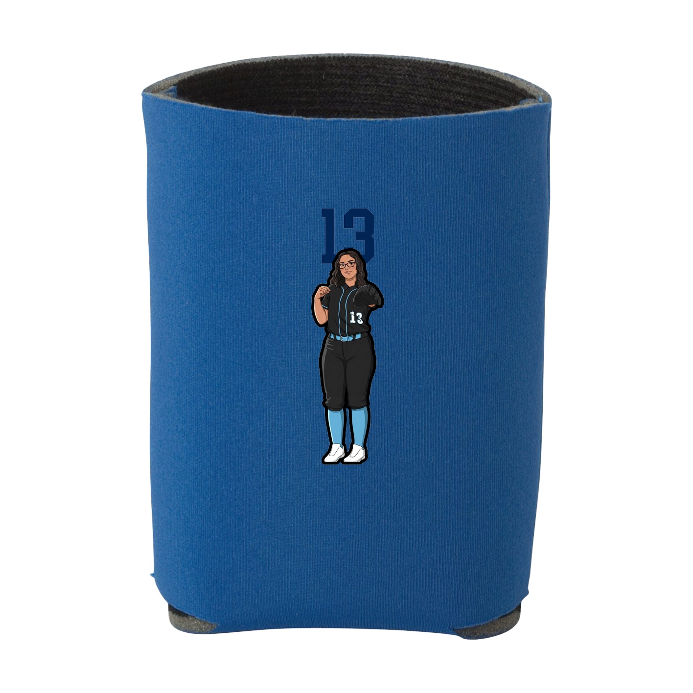 Can Holder — Number Top in Royal