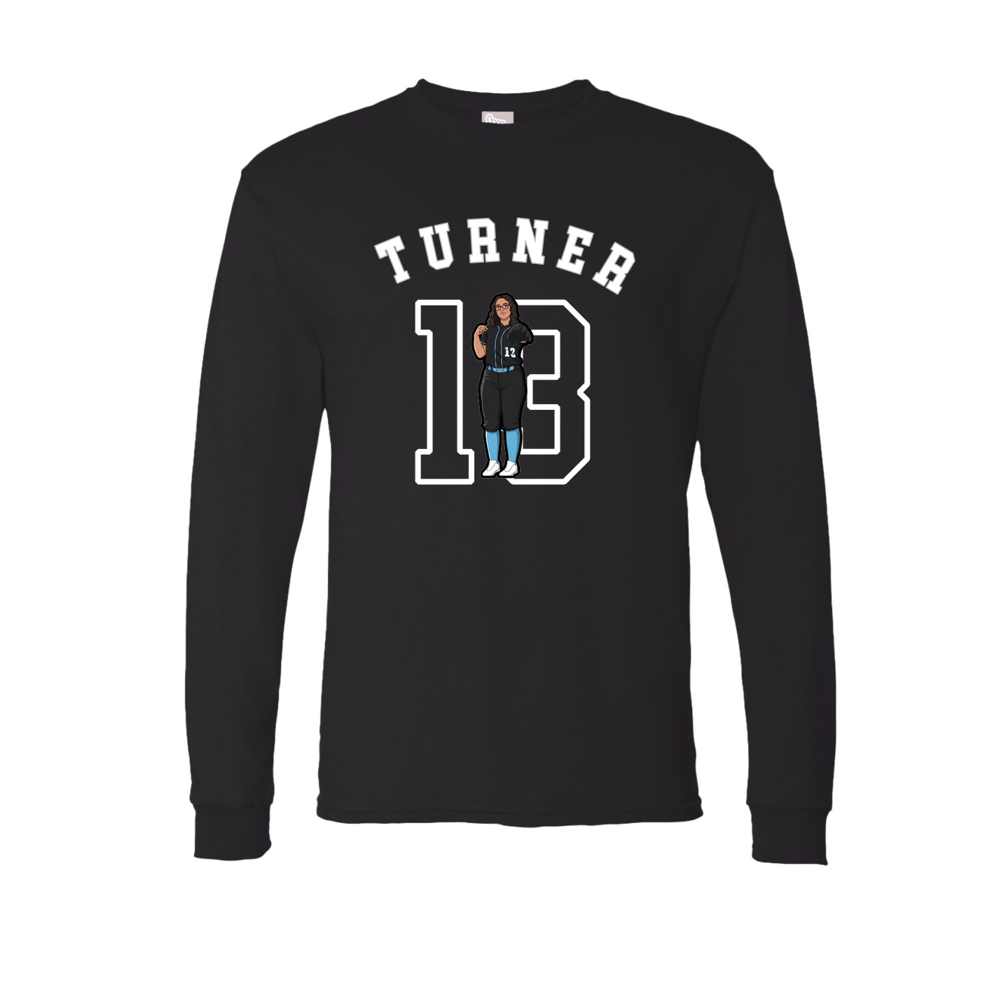 Long Sleeve Tee — Shirsey Arch in Black