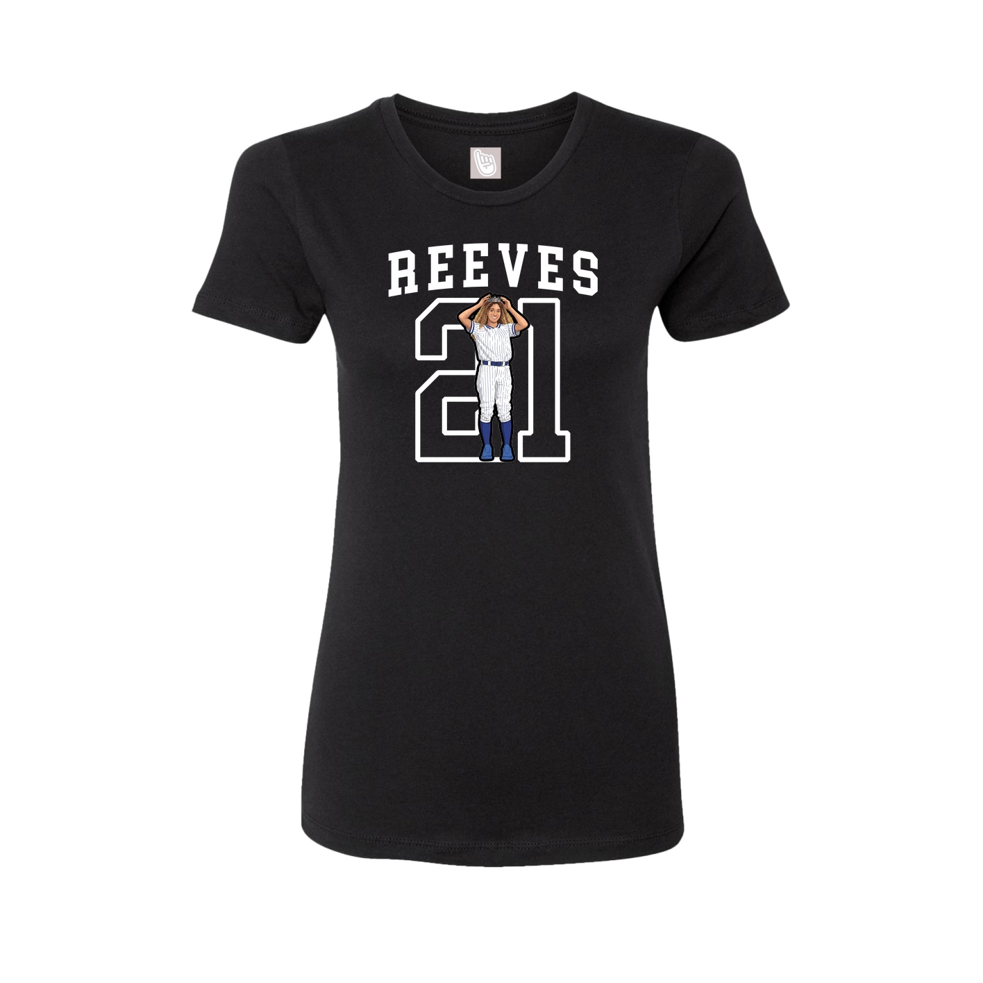 Fitted Women's Tee — Shirsey in Black
