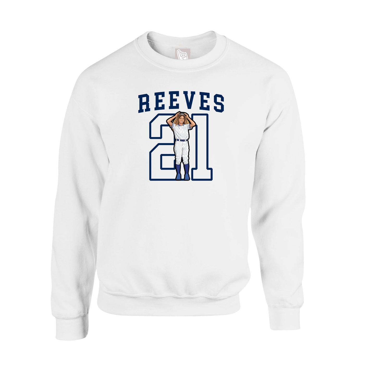 Fleece Crew — Shirsey in White