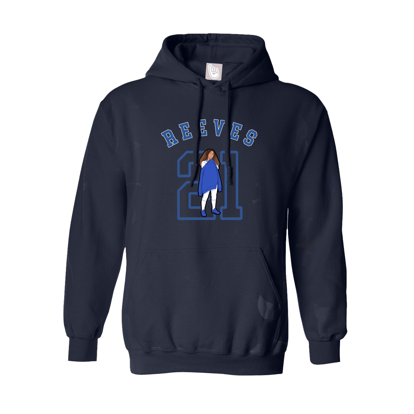 Youth Hoodie — Shirsey Arch in Navy