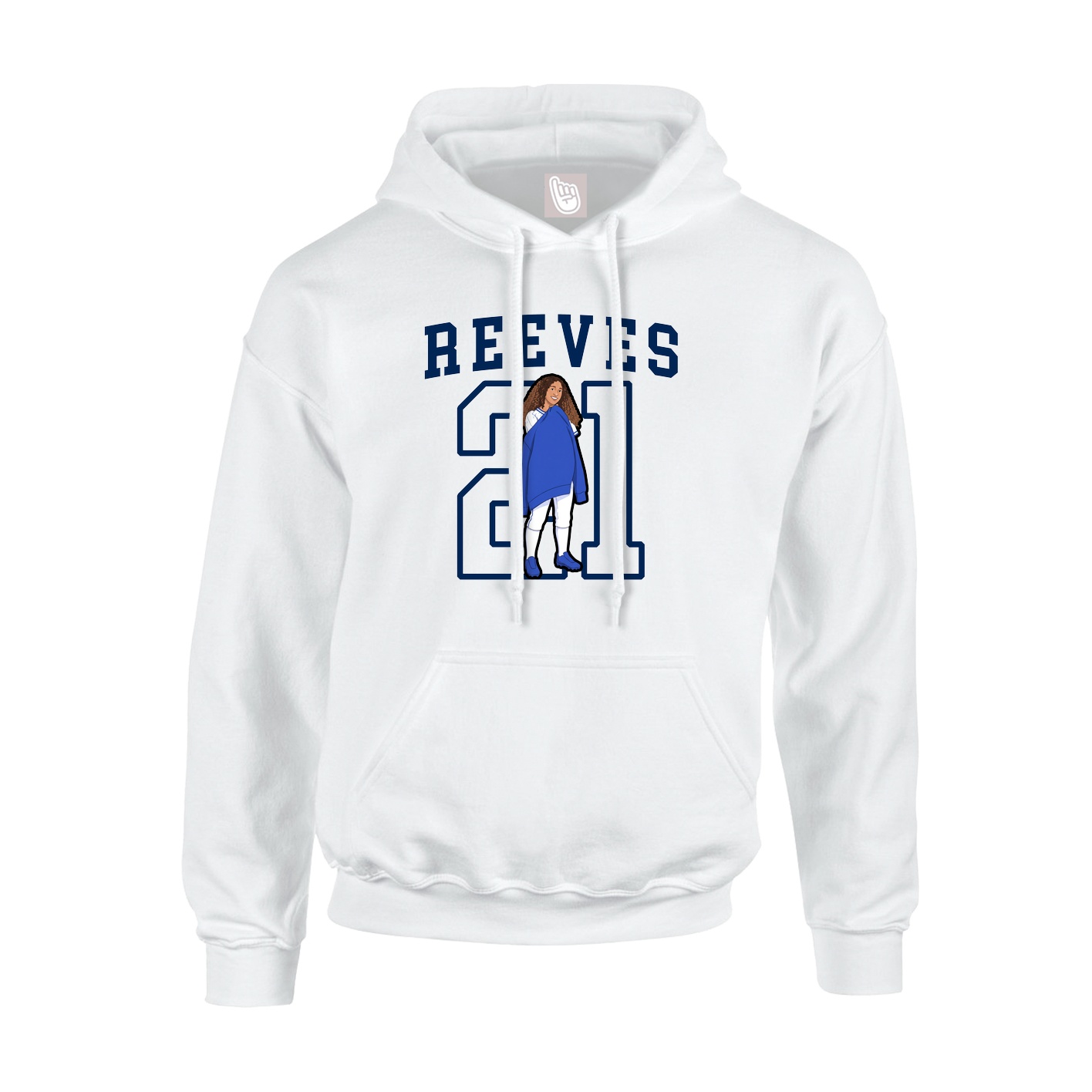 Hoodie — Shirsey in White