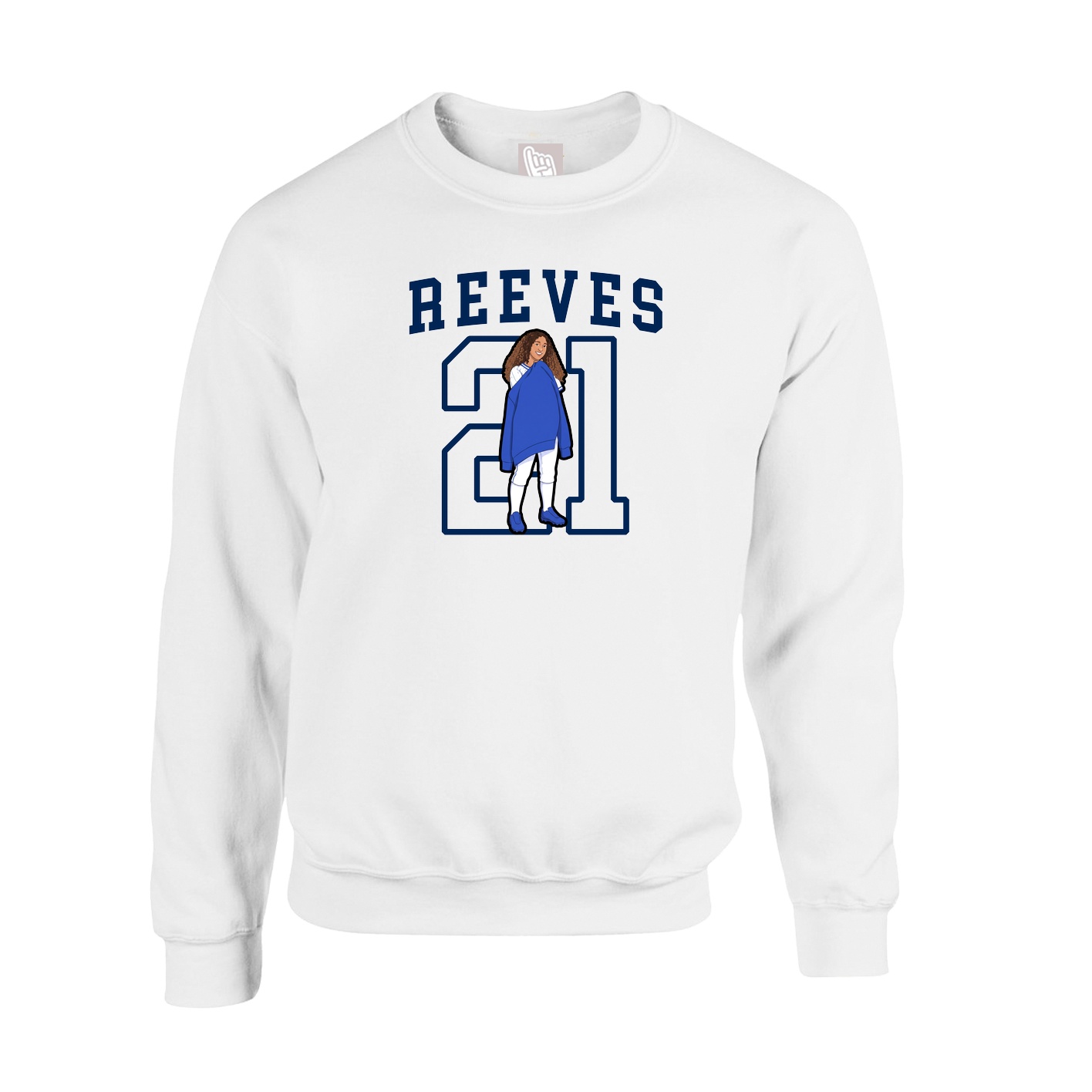Fleece Crew — Shirsey in White