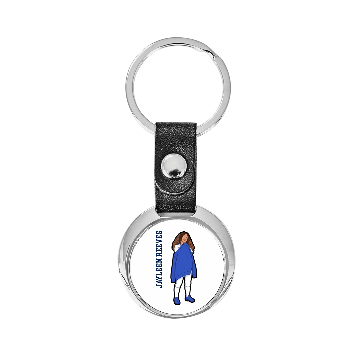 Key Chain — Name Vertical in Classic