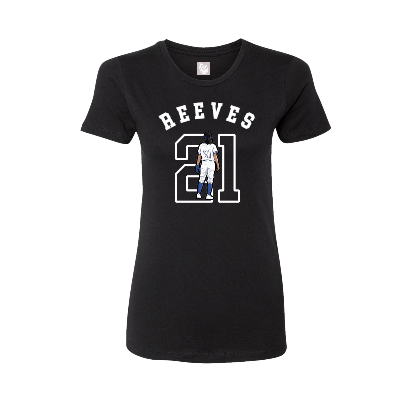 Fitted Women's Tee — Shirsey Arch in Black