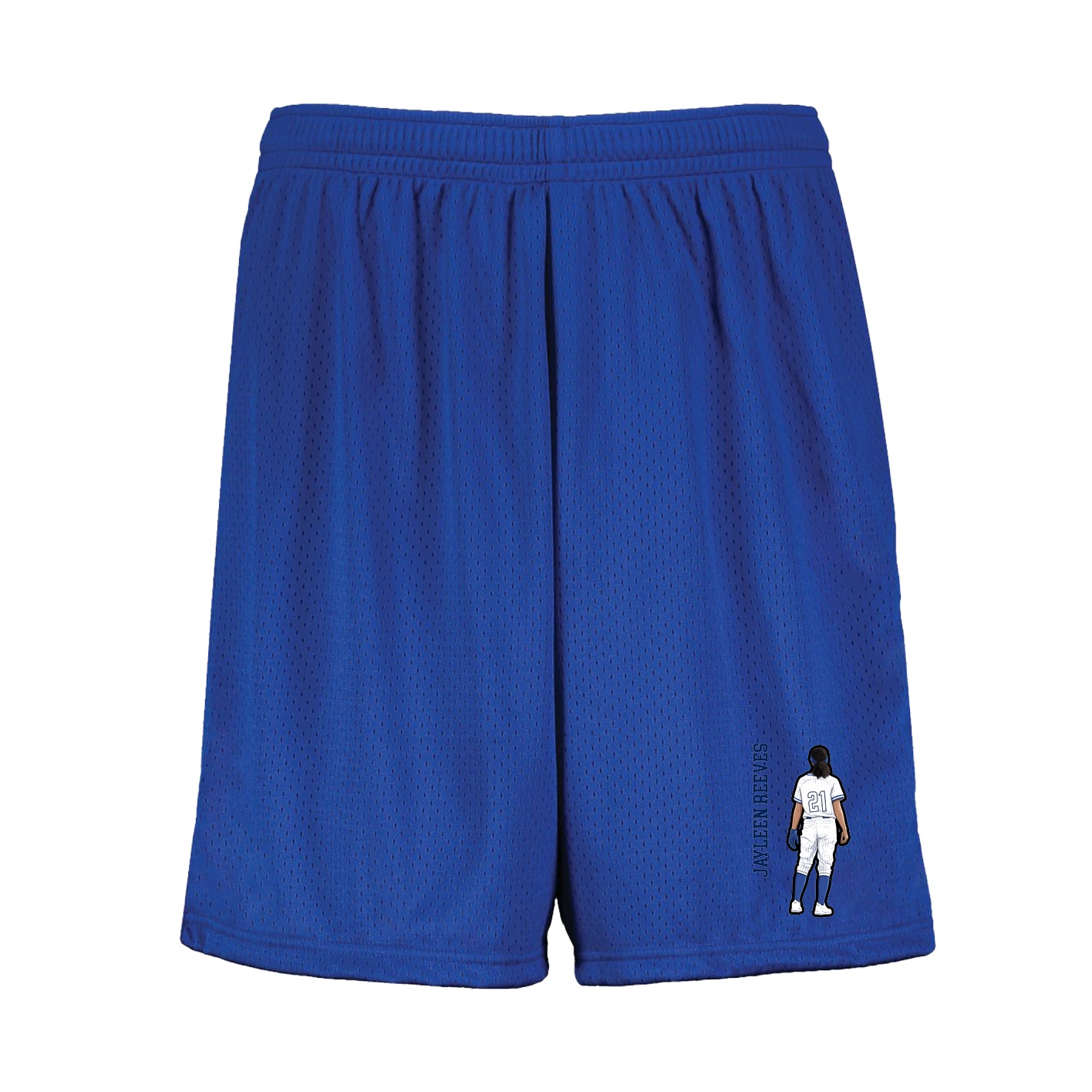 Shorts — Name Vertical in Royal