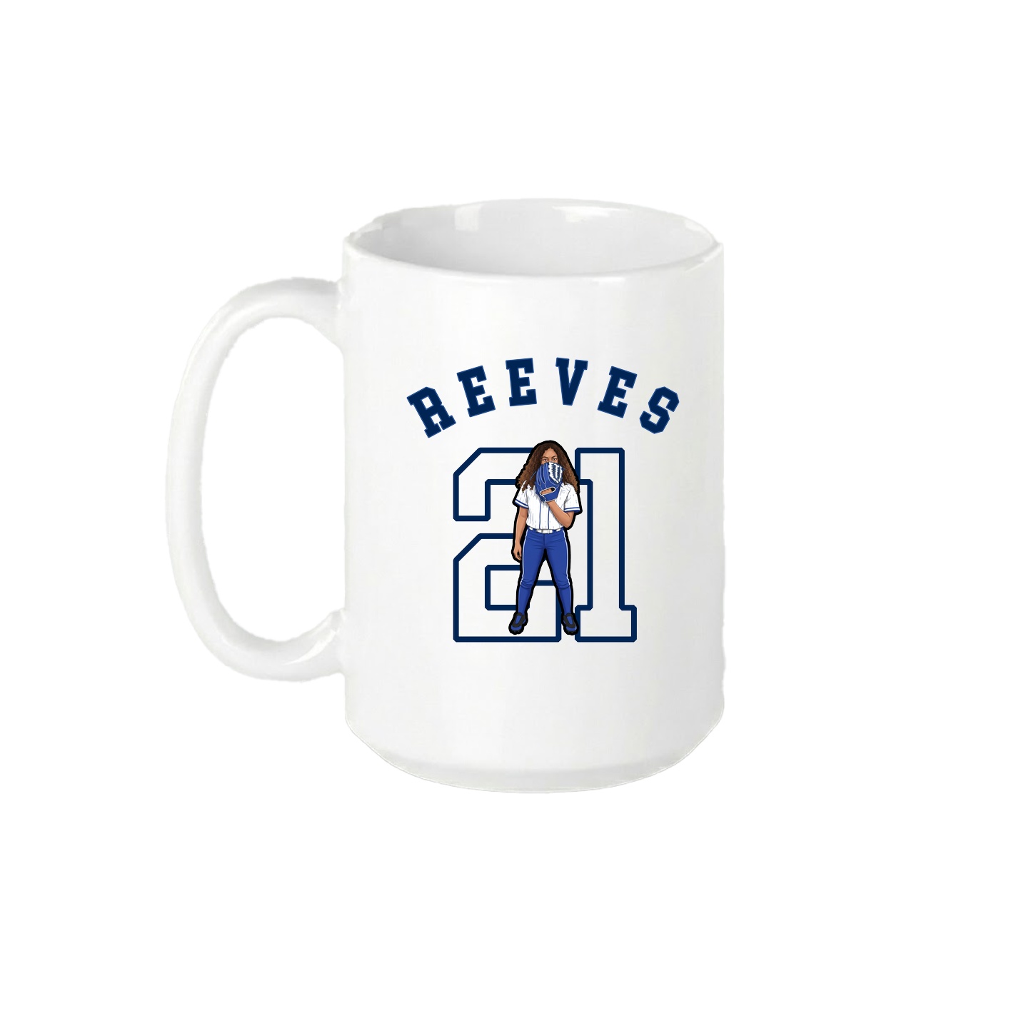 15oz Coffee Mug — Shirsey Arch in White