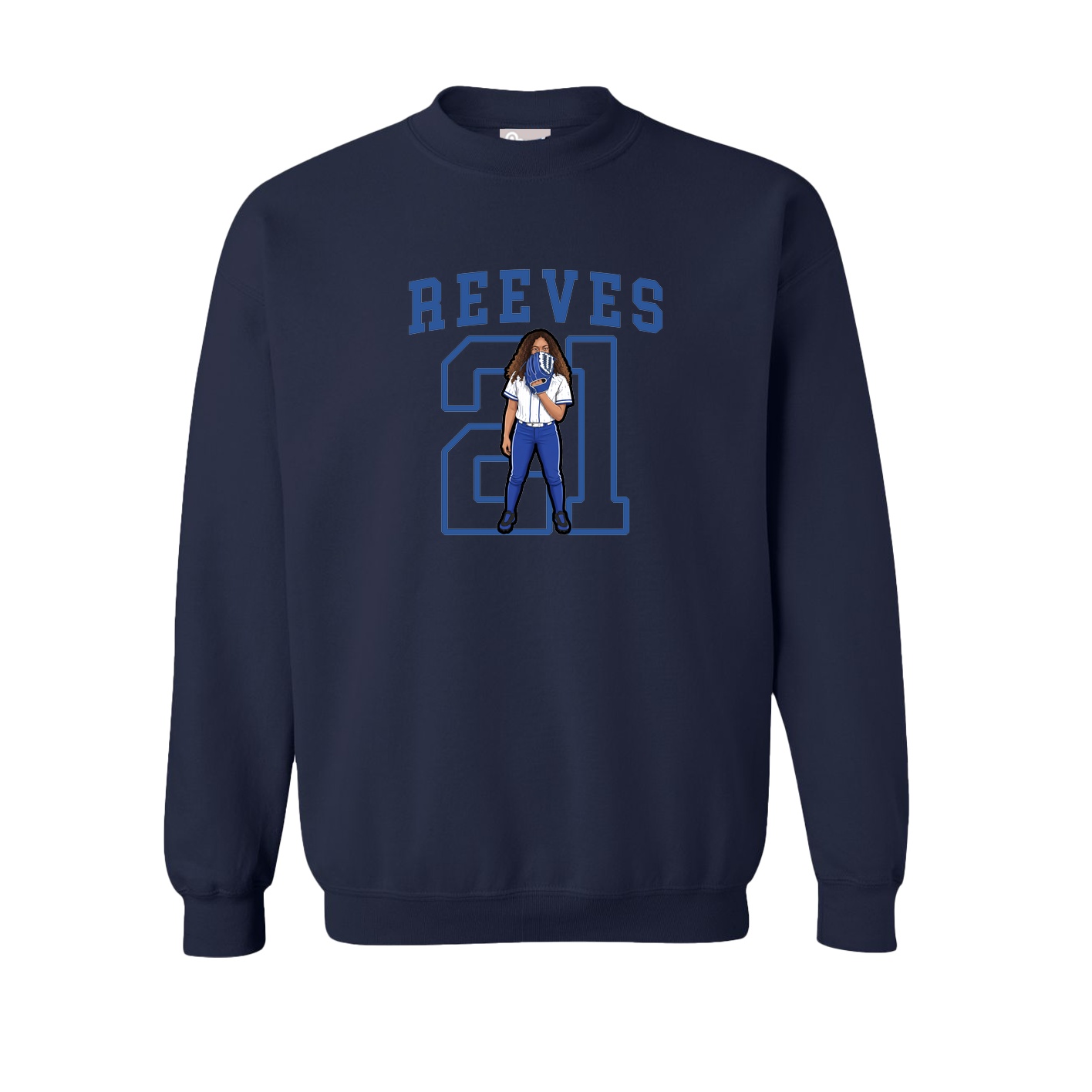 Fleece Crew — Shirsey in Navy