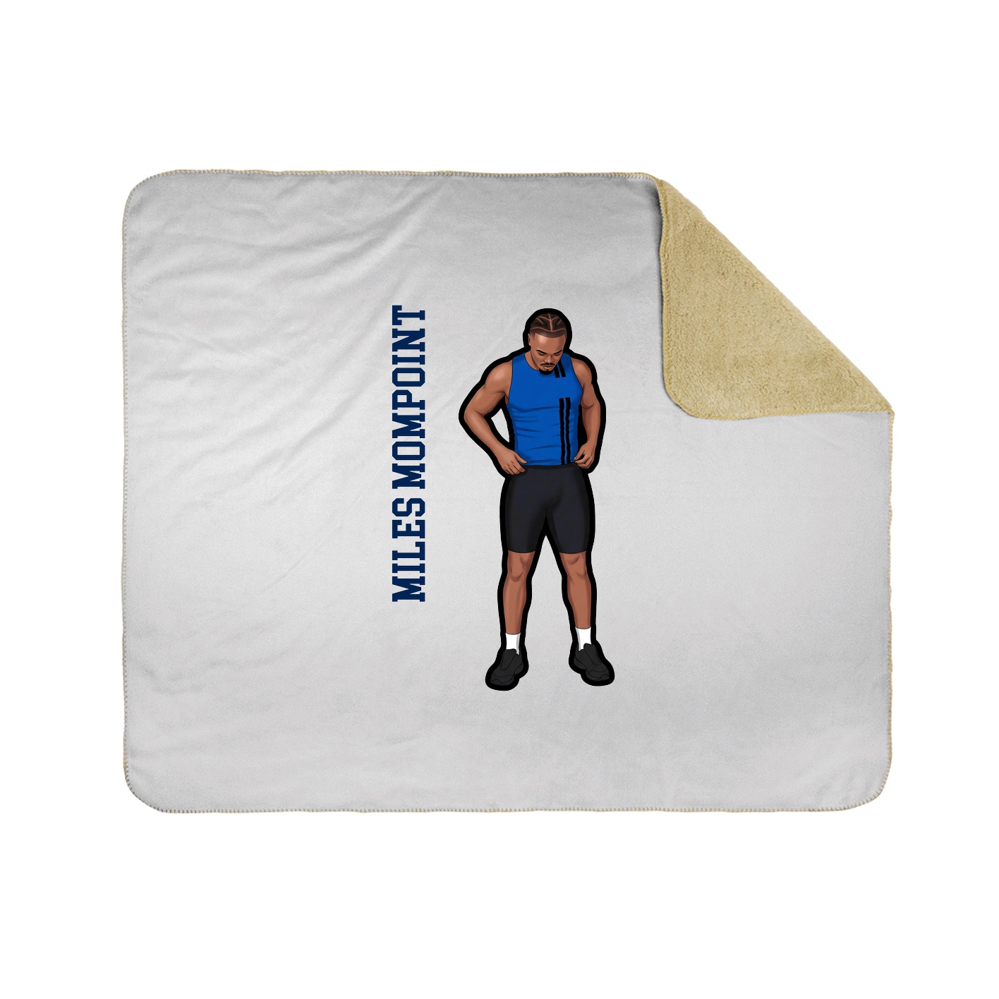 50x60 Sherpa Lined Throw Blanket