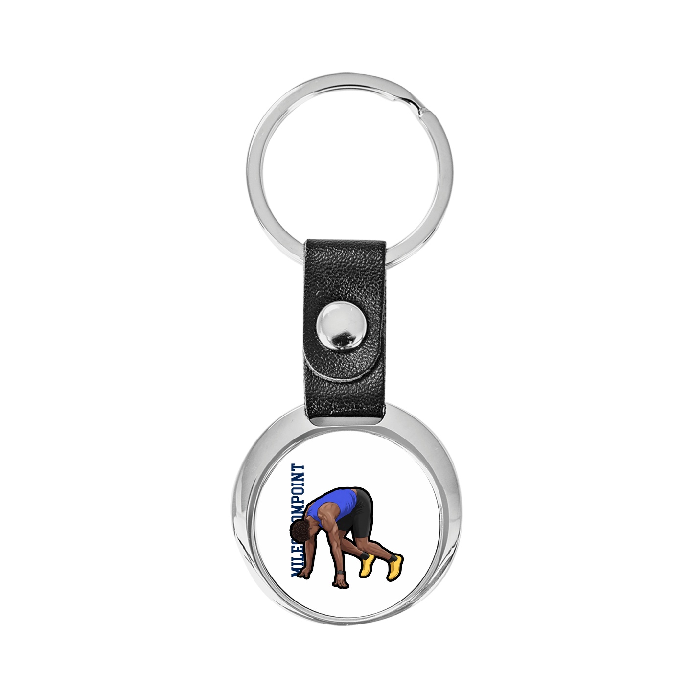 Key Chain — Name Vertical in Classic