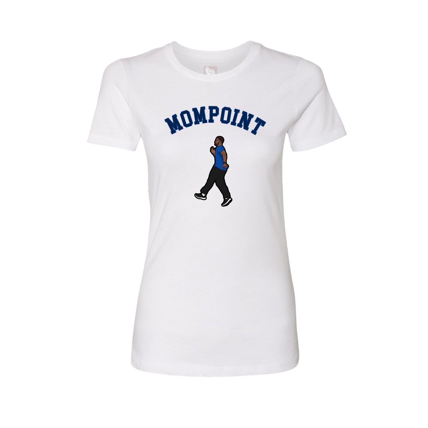 Fitted Women's Tee — Shirsey Arch in White