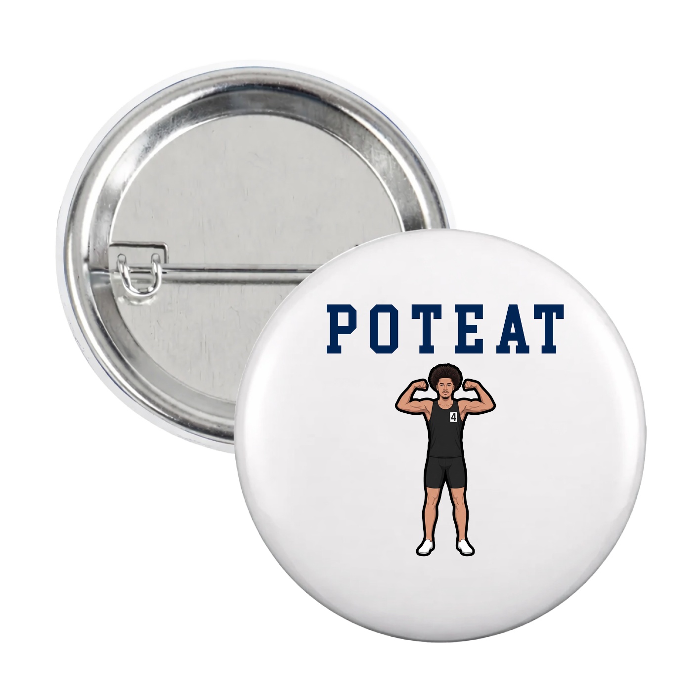 Game Day Button — Shirsey in White