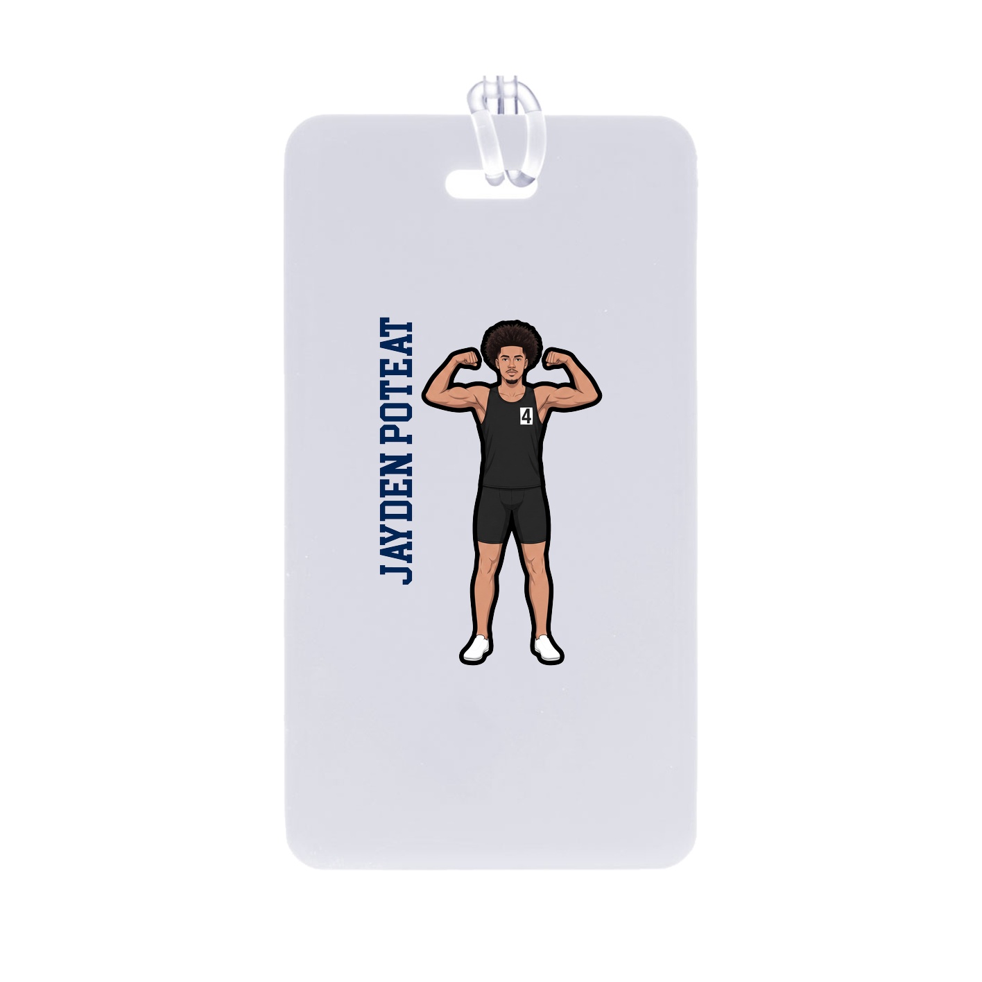 Bag Tag — Name Vertical in Classic