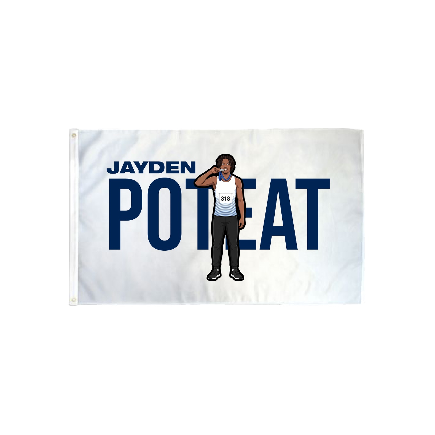 3x5 Flag — Player Name in Classic