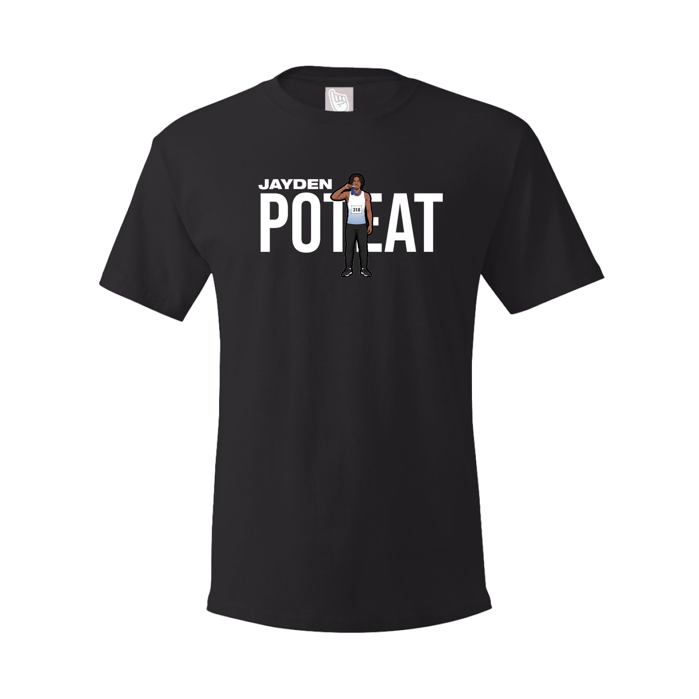 Youth Tee — Player Name in Black