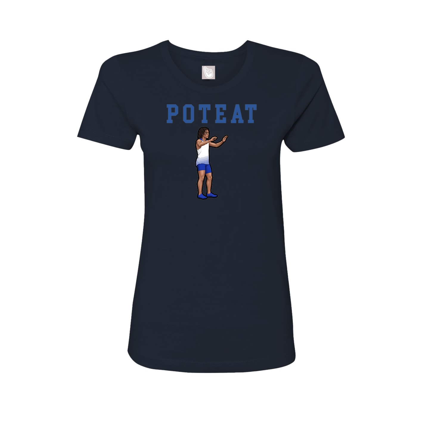 Fitted Women's Tee — Shirsey in Navy