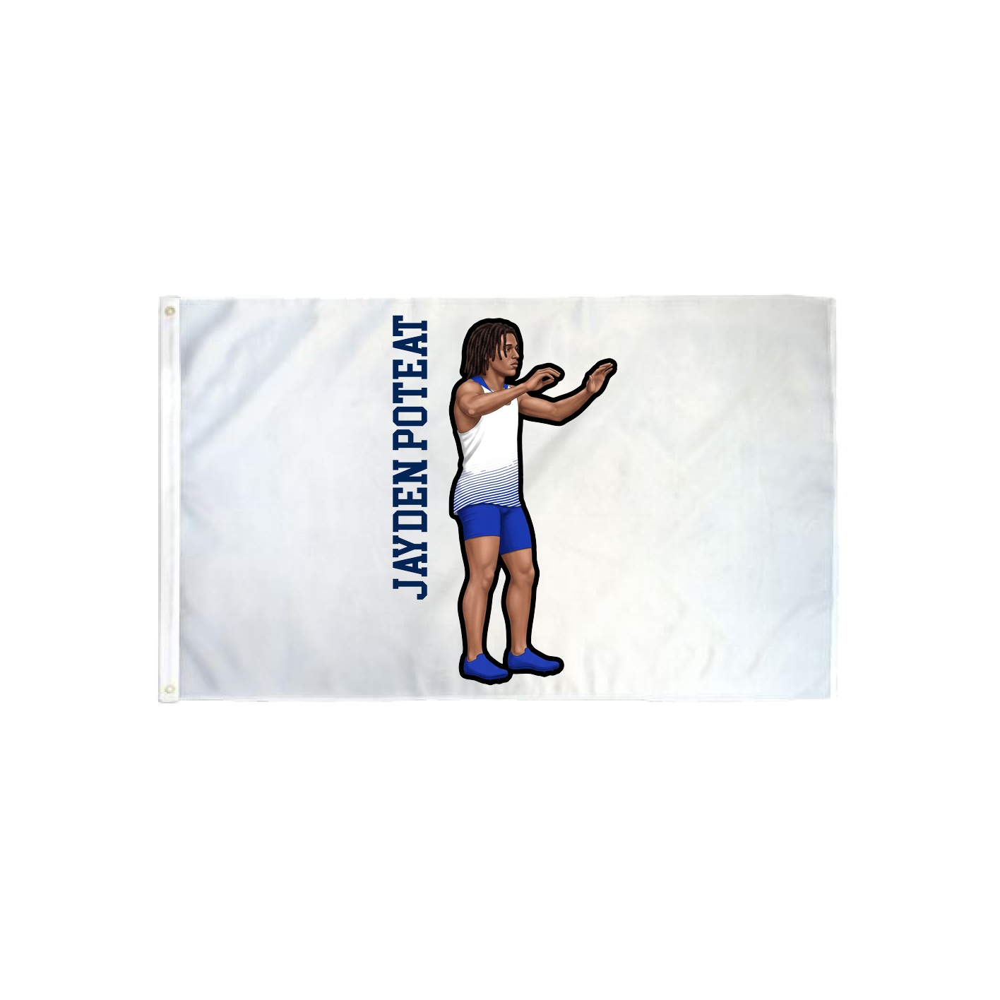3x5 Flag — Name Vertical in Classic