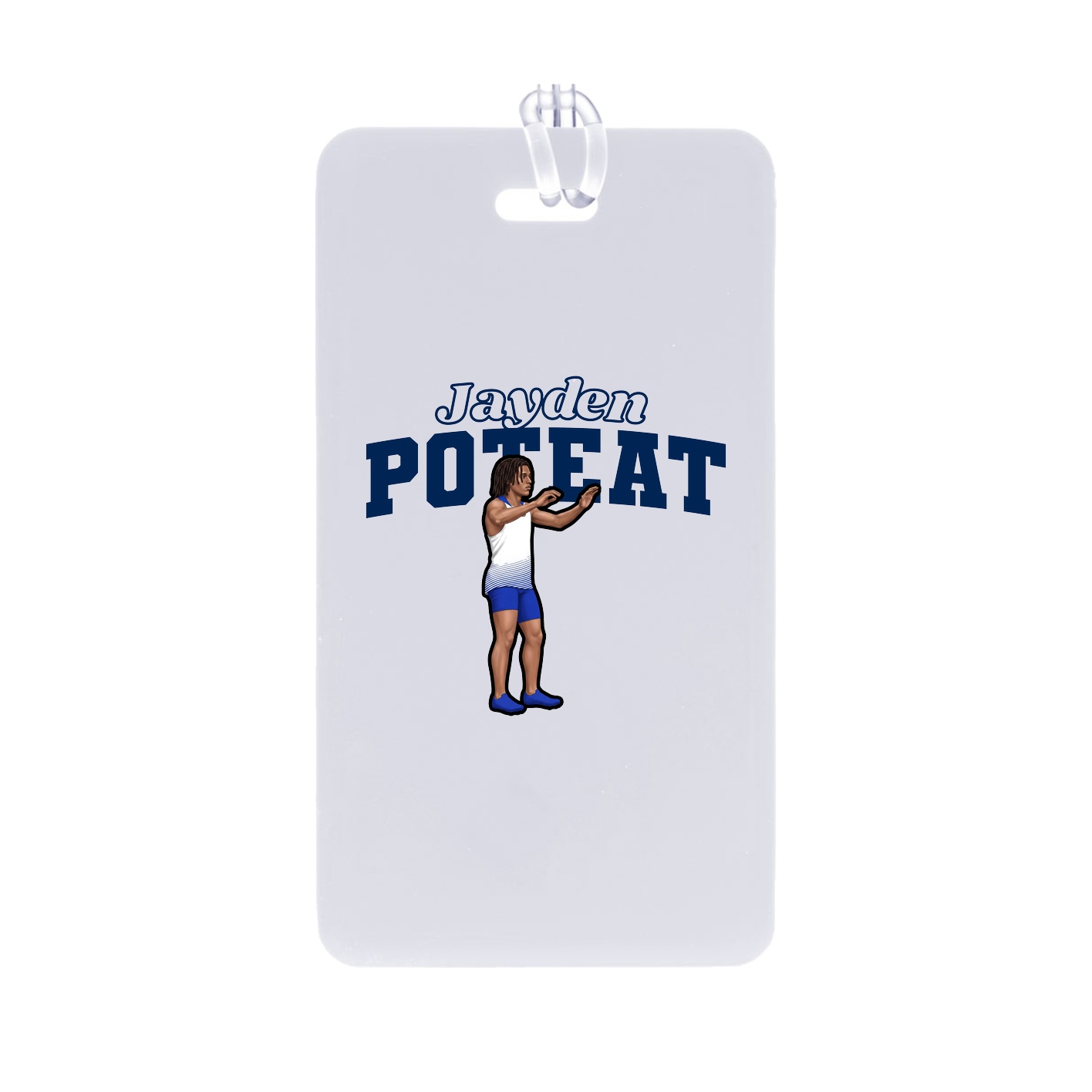 Bag Tag — Name Arch in Classic