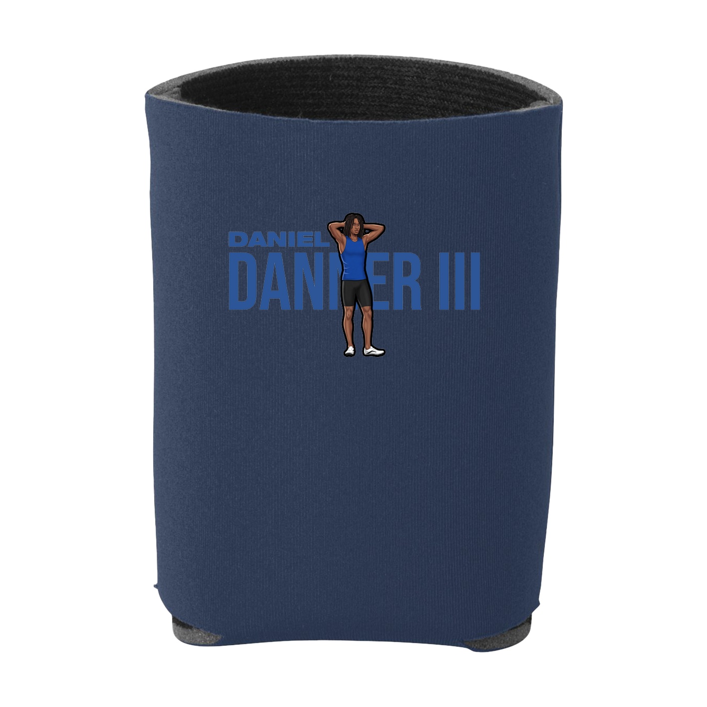 Can Holder — Player Name in Navy