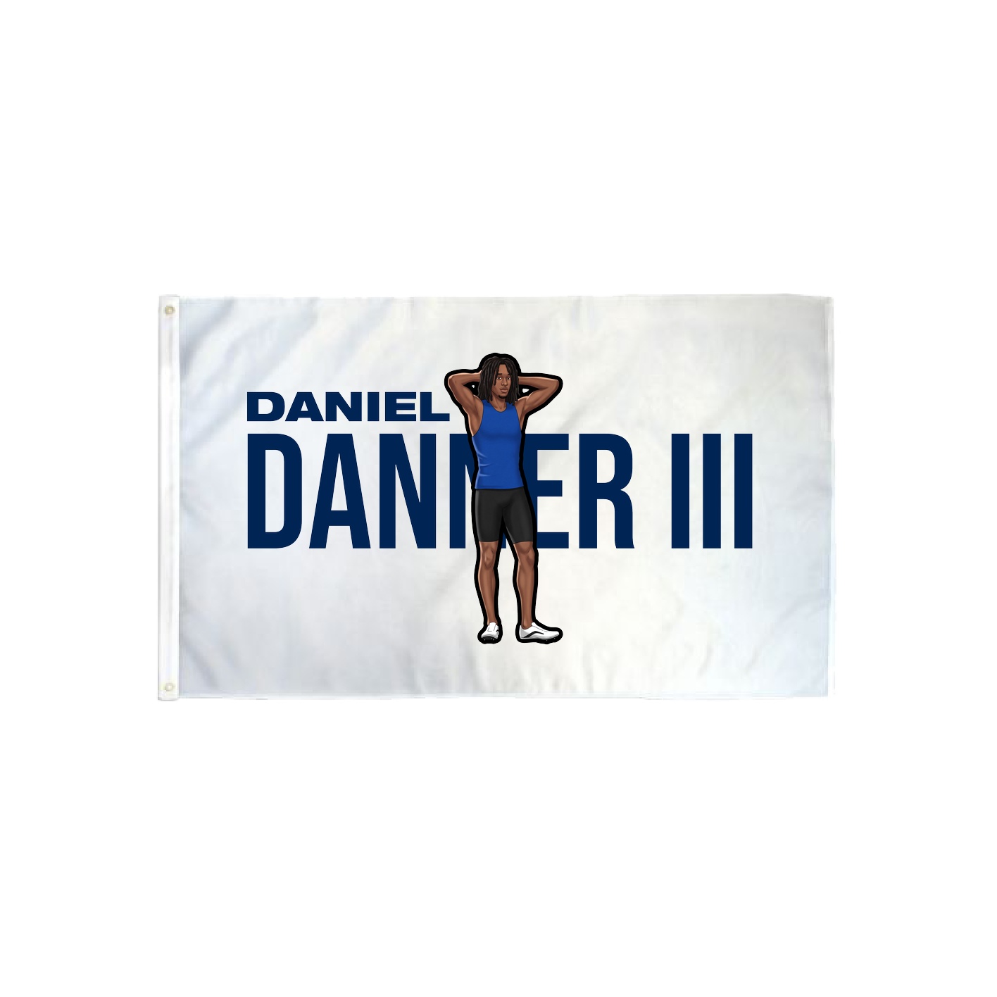 3x5 Flag — Player Name in Classic