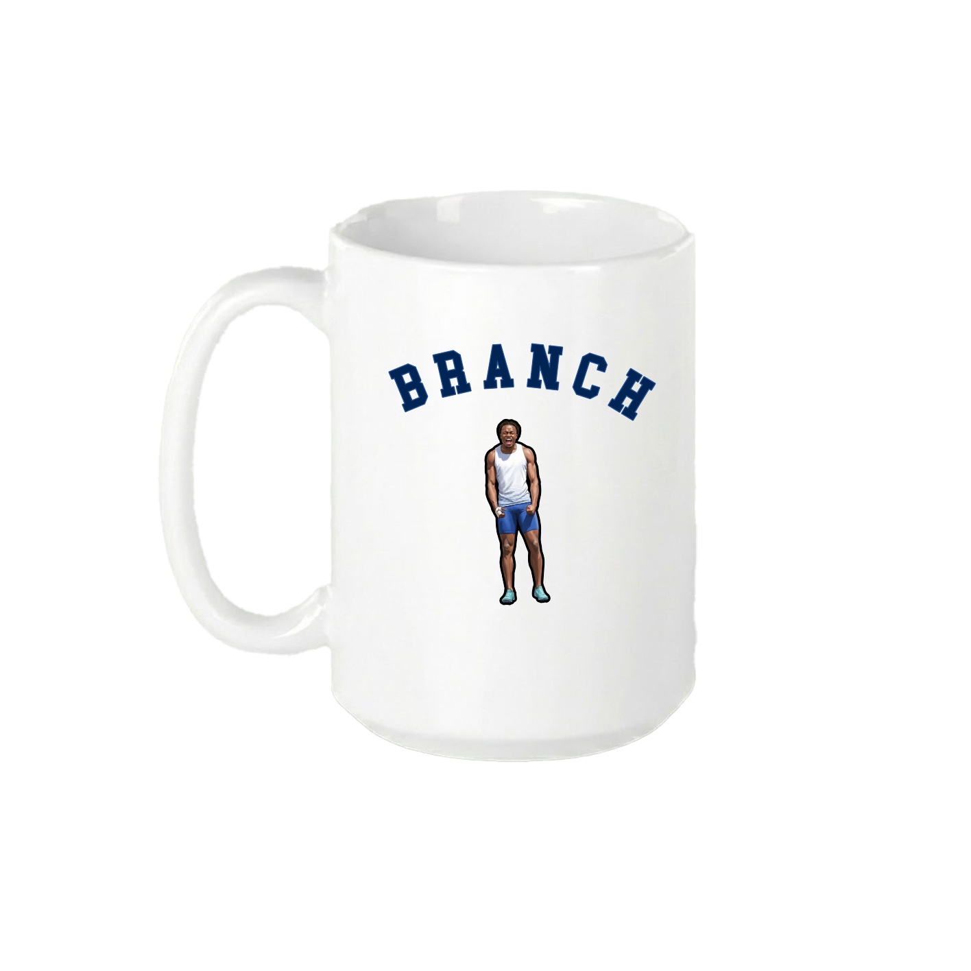 15oz Coffee Mug — Shirsey Arch in White