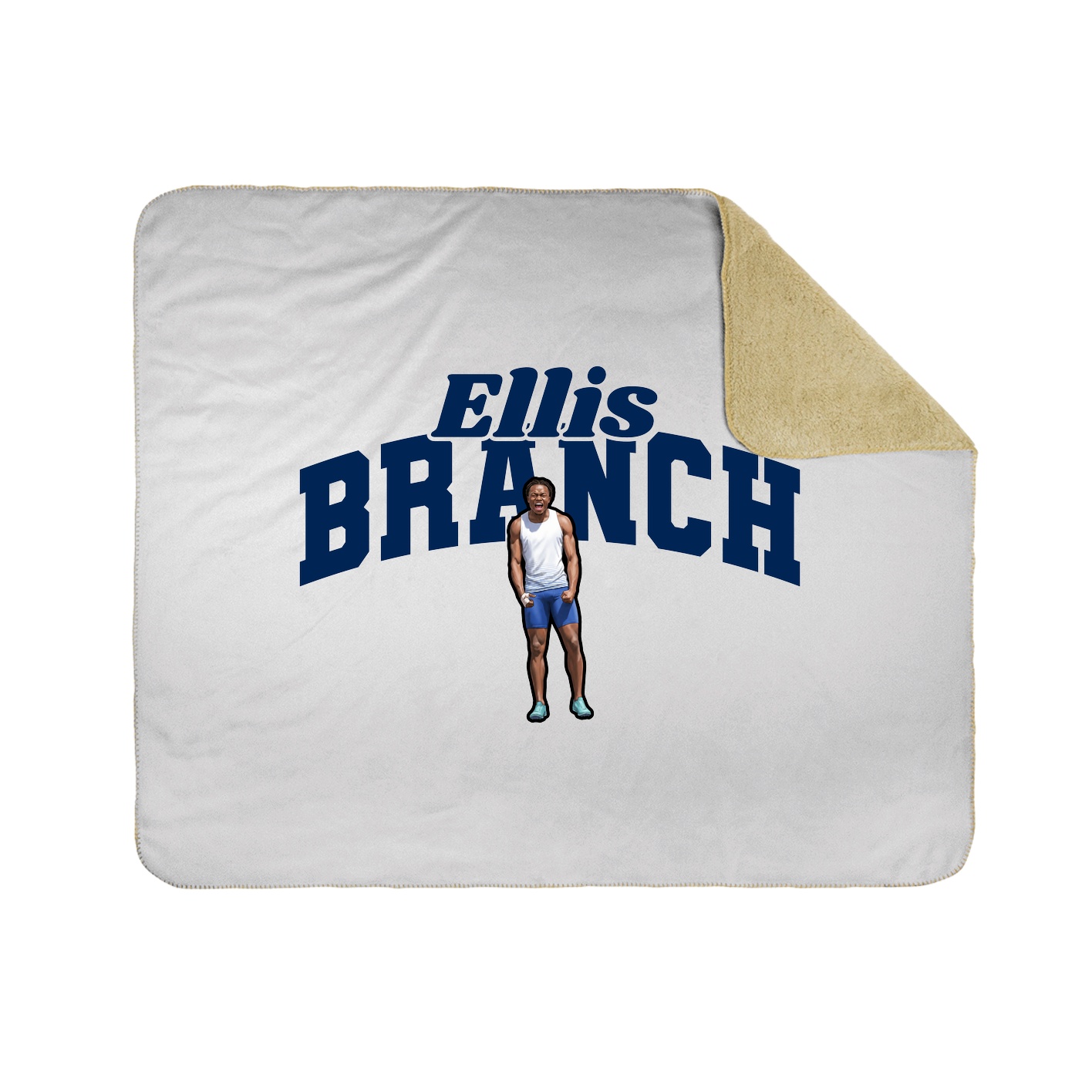 Throw Blanket — Signature Arch in White