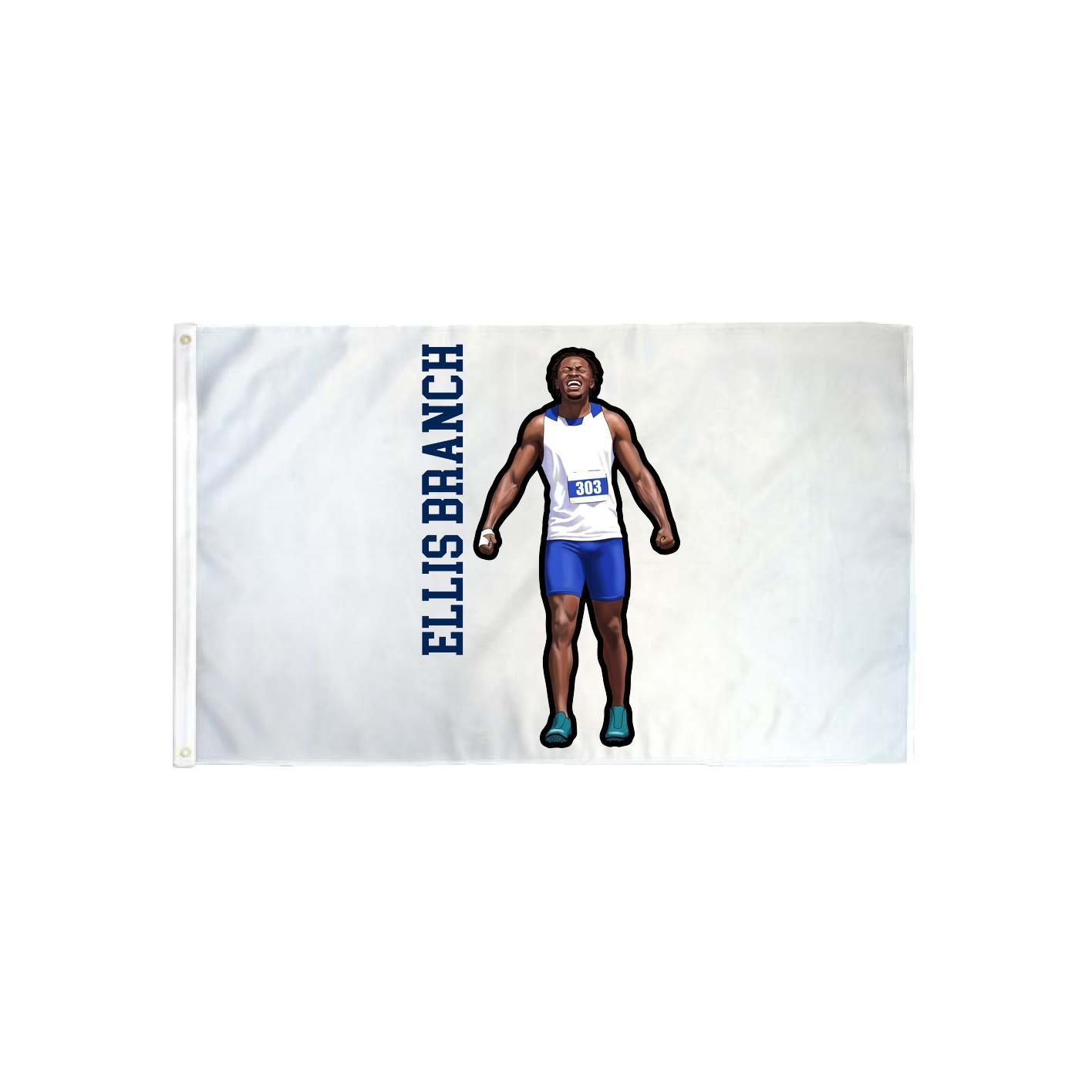 3x5 Flag — Name Vertical in Classic