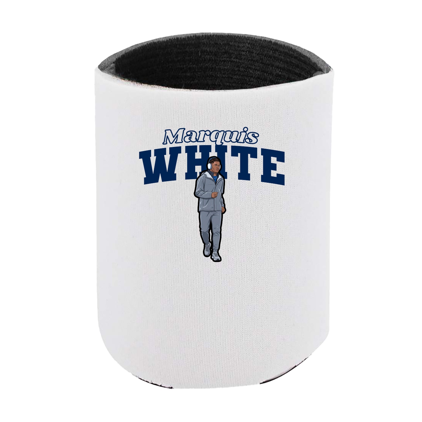 Can Holder — Name Arch in White