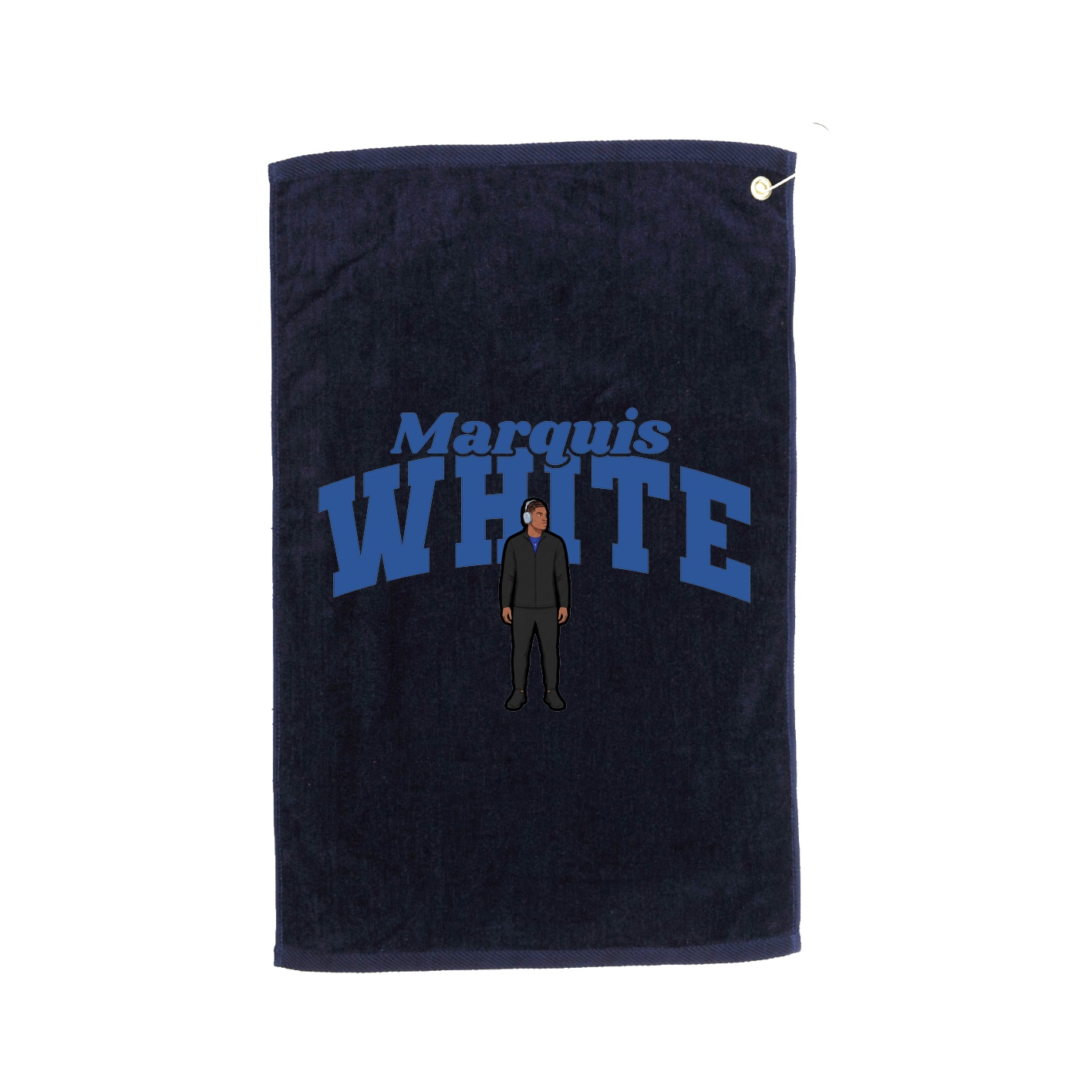 Golf Towel — Signature Arch in Navy