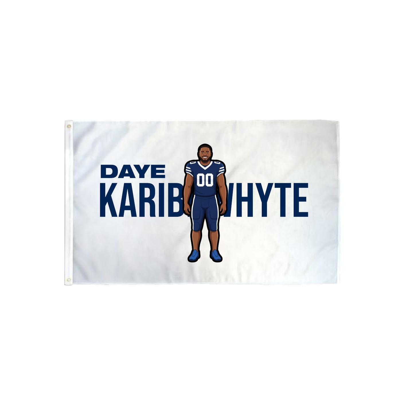 3x5 Flag — Player Name in Classic