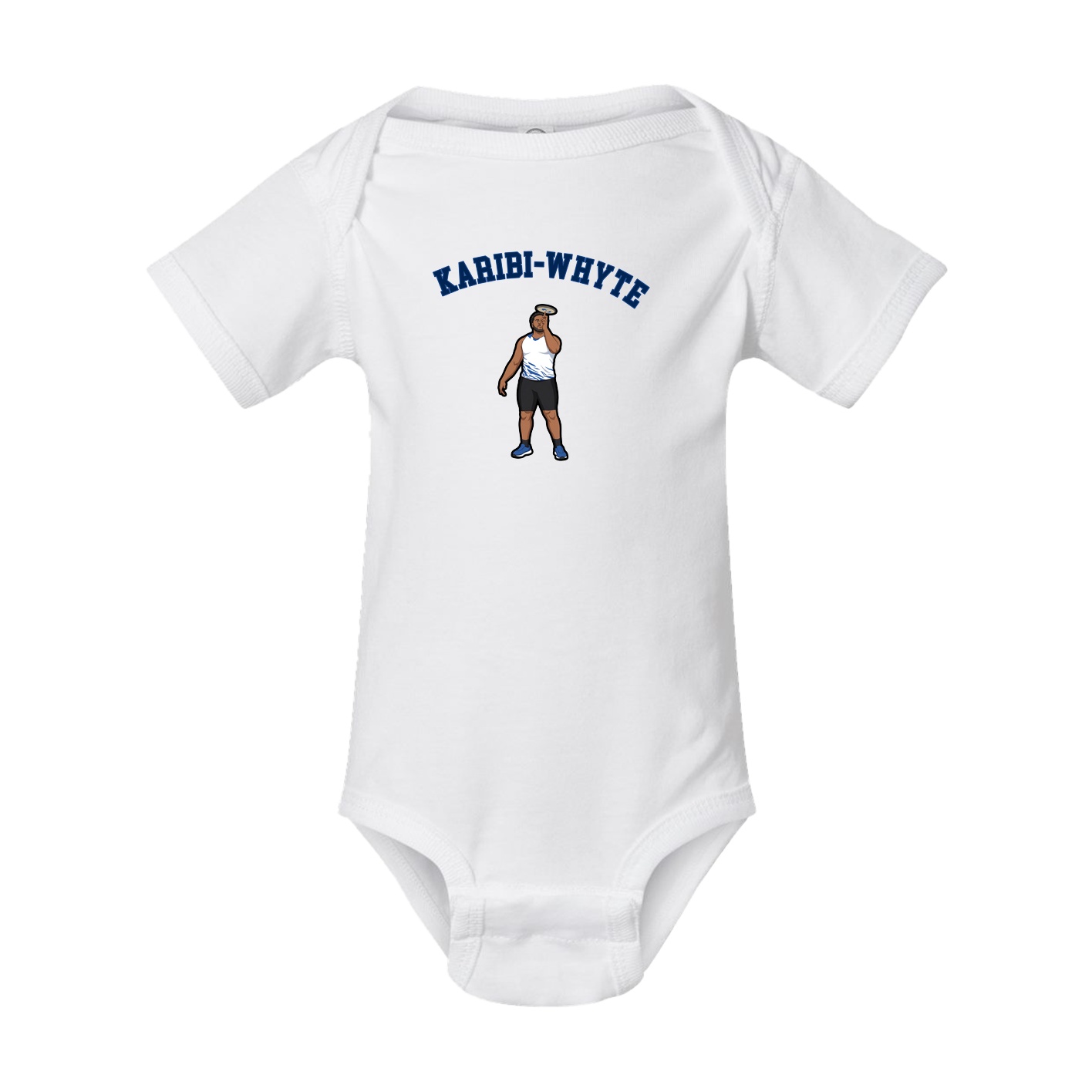 Baby Onesie — Shirsey Arch in White