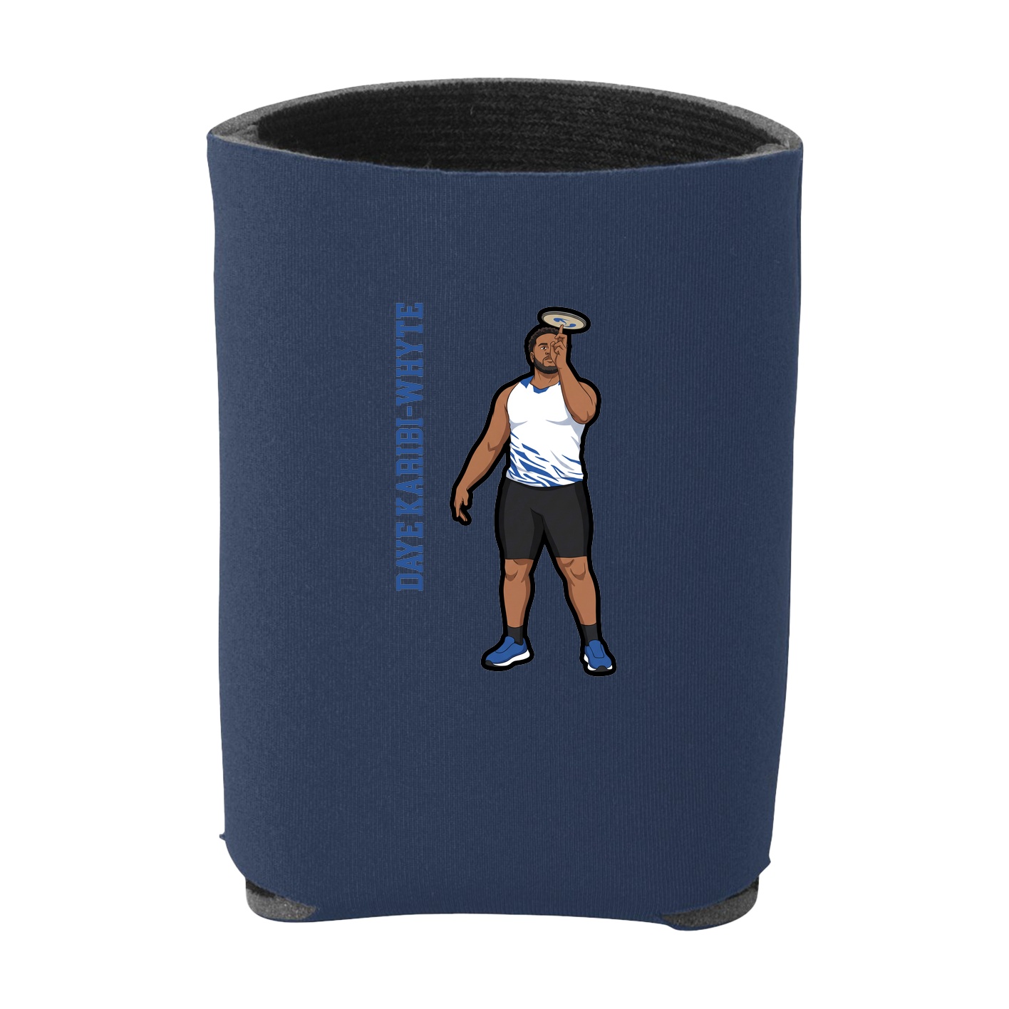 Can Holder — Name Vertical in Navy