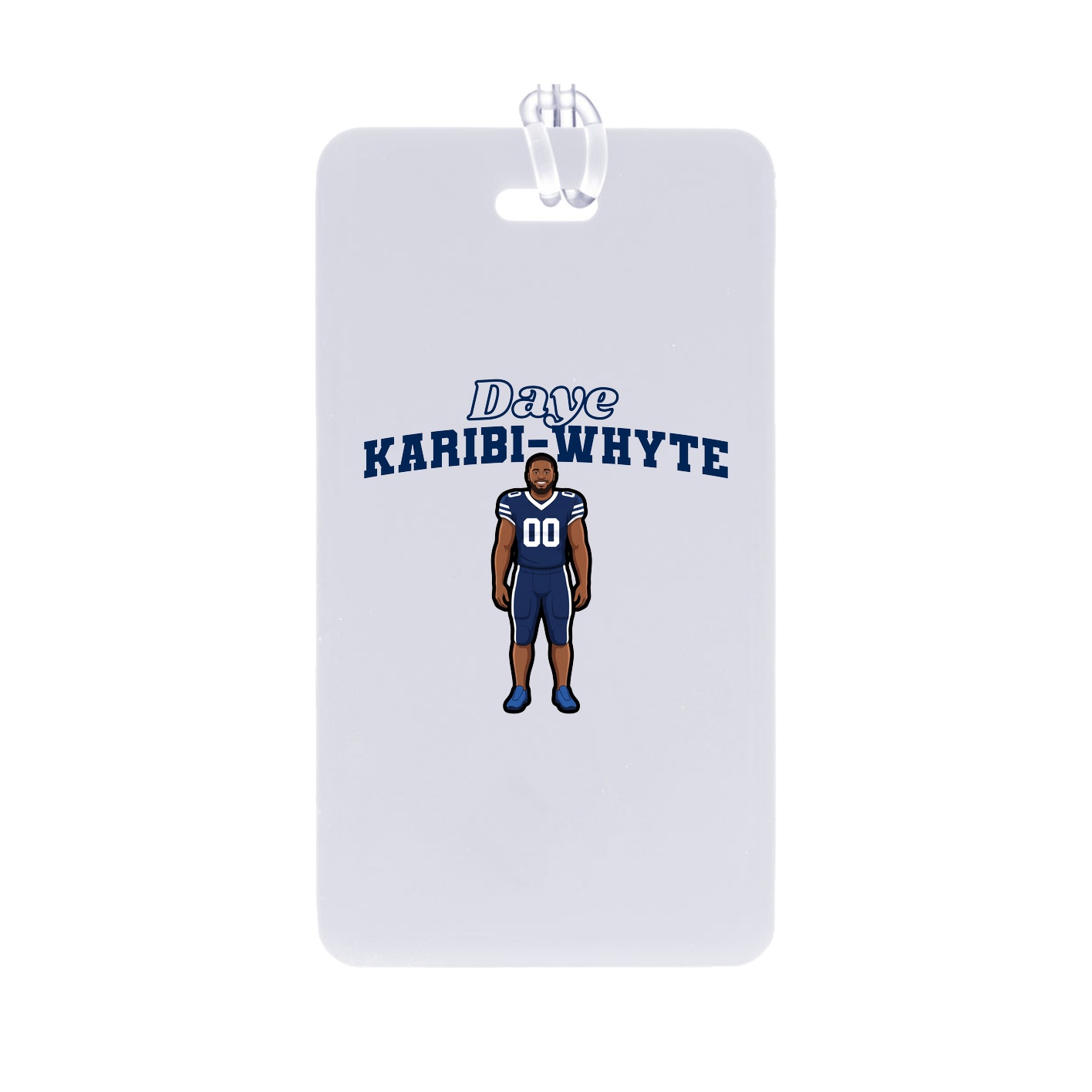 Bag Tag — Name Arch in Classic