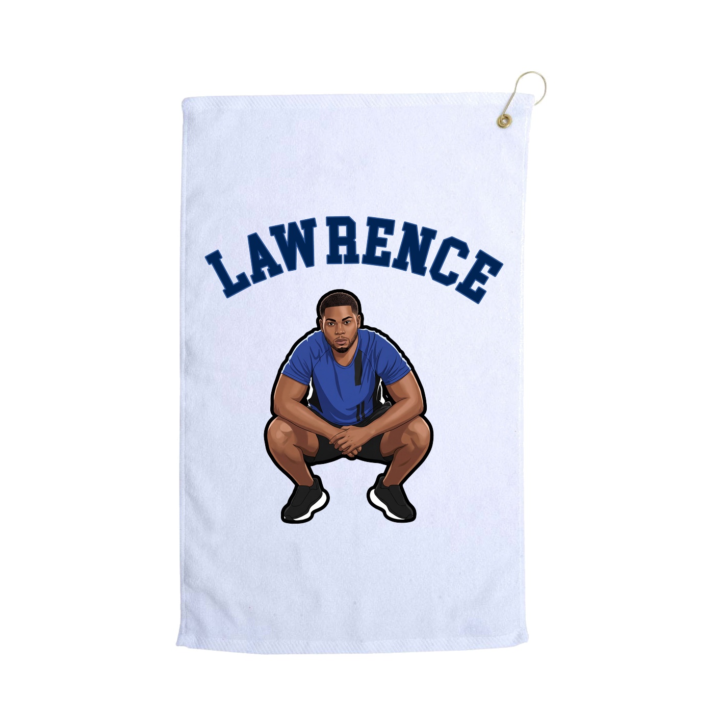 Golf Towel — Shirsey Arch in White