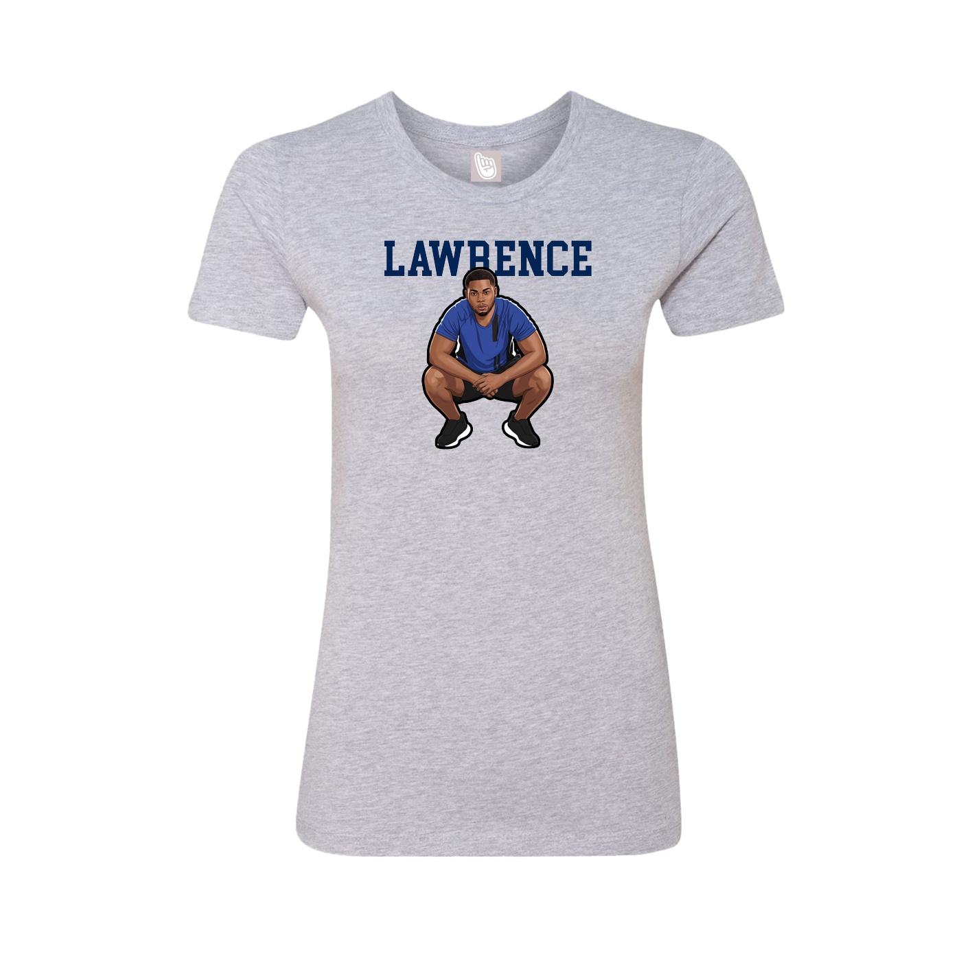 Fitted Women's Tee — Shirsey in Grey