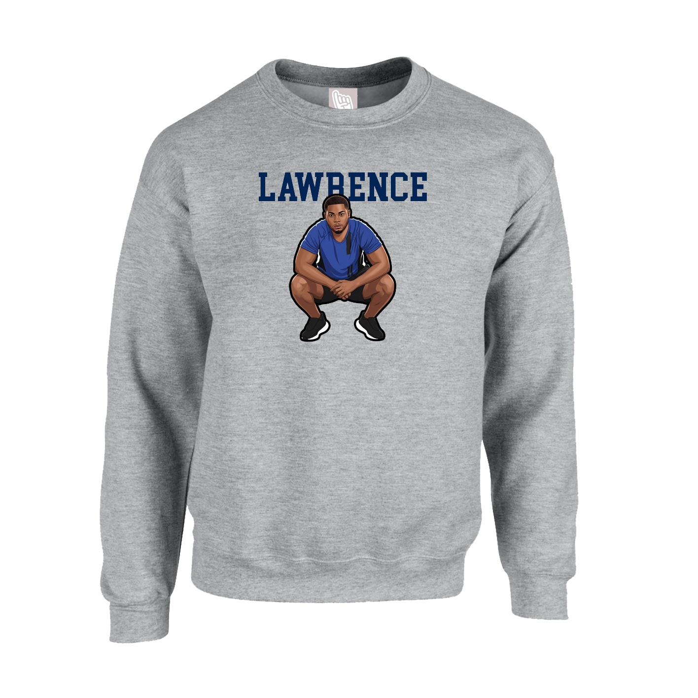 Fleece Crew — Shirsey in Grey