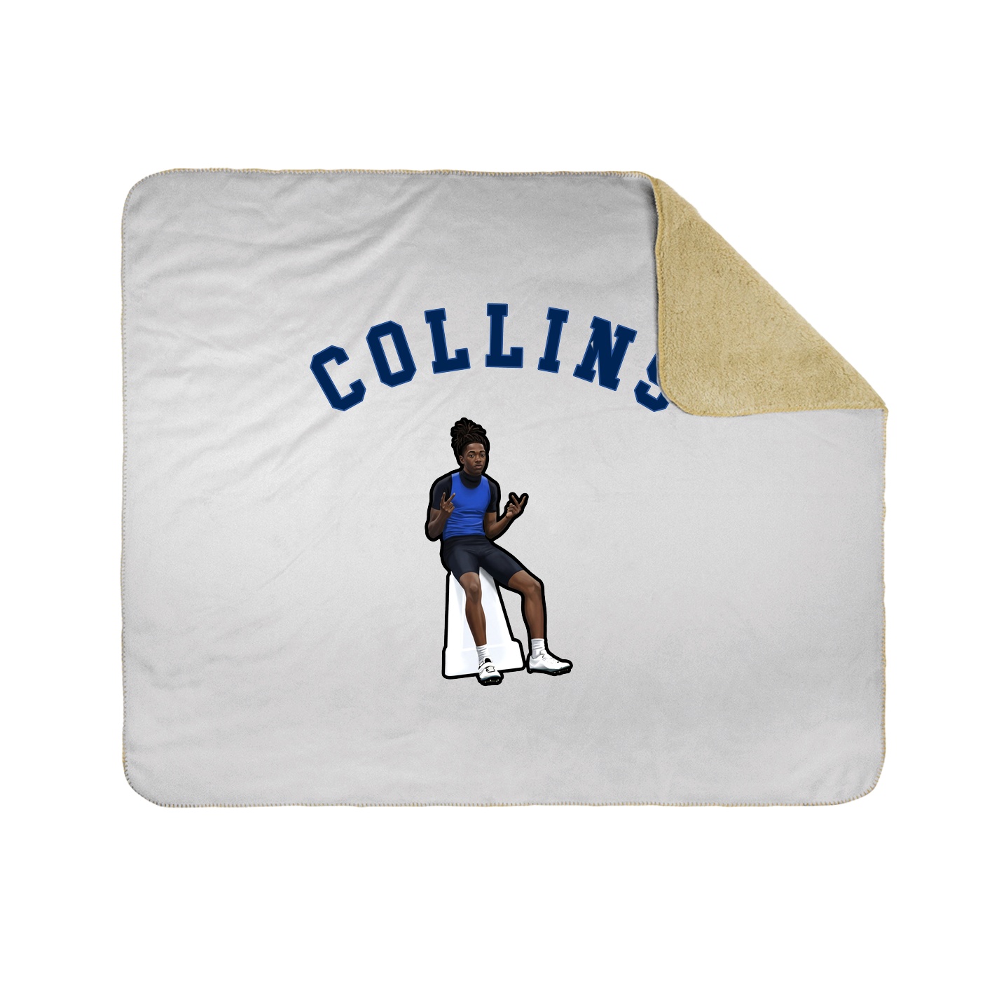 Throw Blanket — Shirsey Arch in White