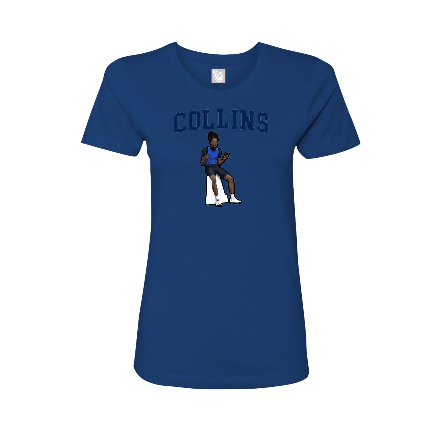 Fitted Women's Tee — Shirsey in Royal